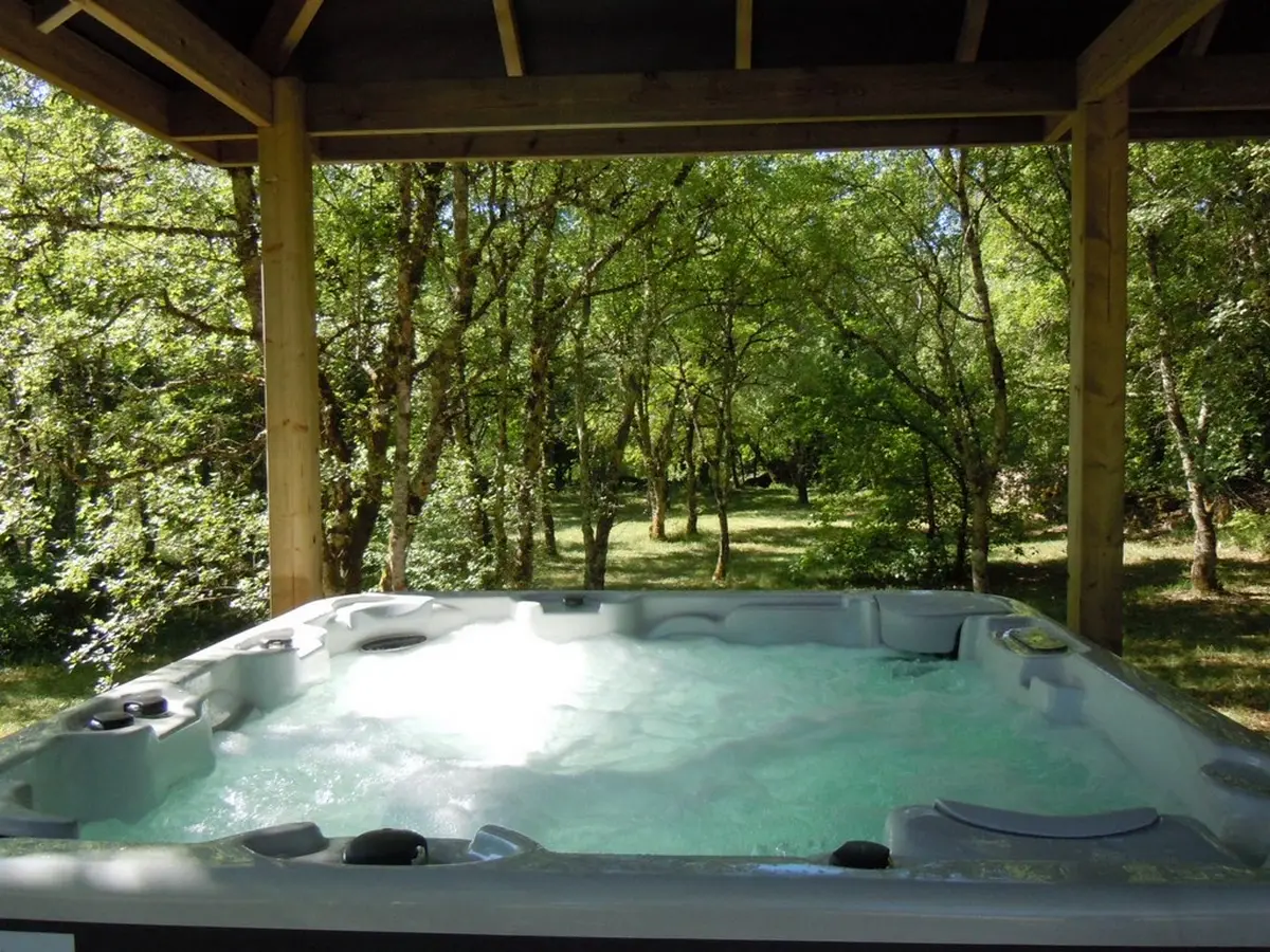 Lodge insolite avec spa privatif — Ecolodge romantique dans le Lot à Cahors — vue intérieure