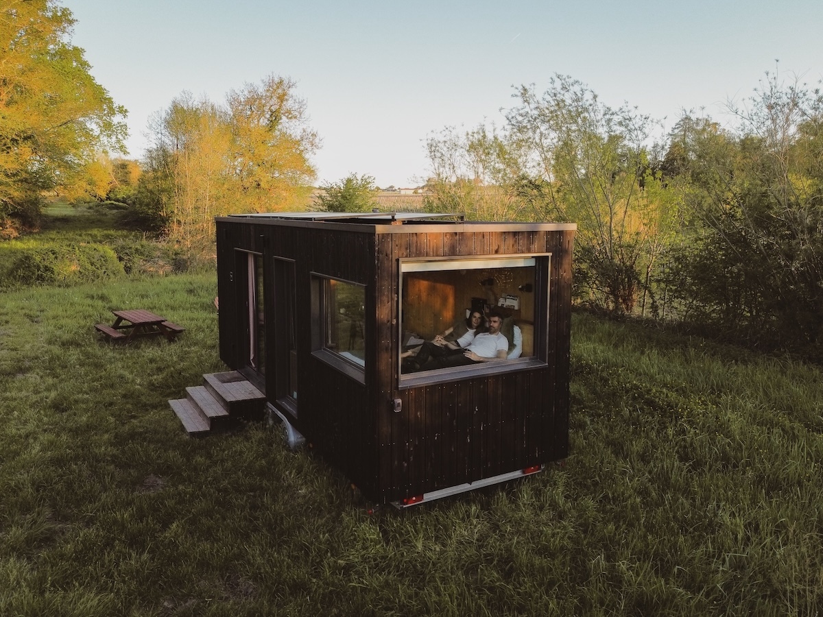 Parcel Tiny House — Séjour viticole à Saint-Émilion en Gironde à Saint-Émilion — vue intérieure