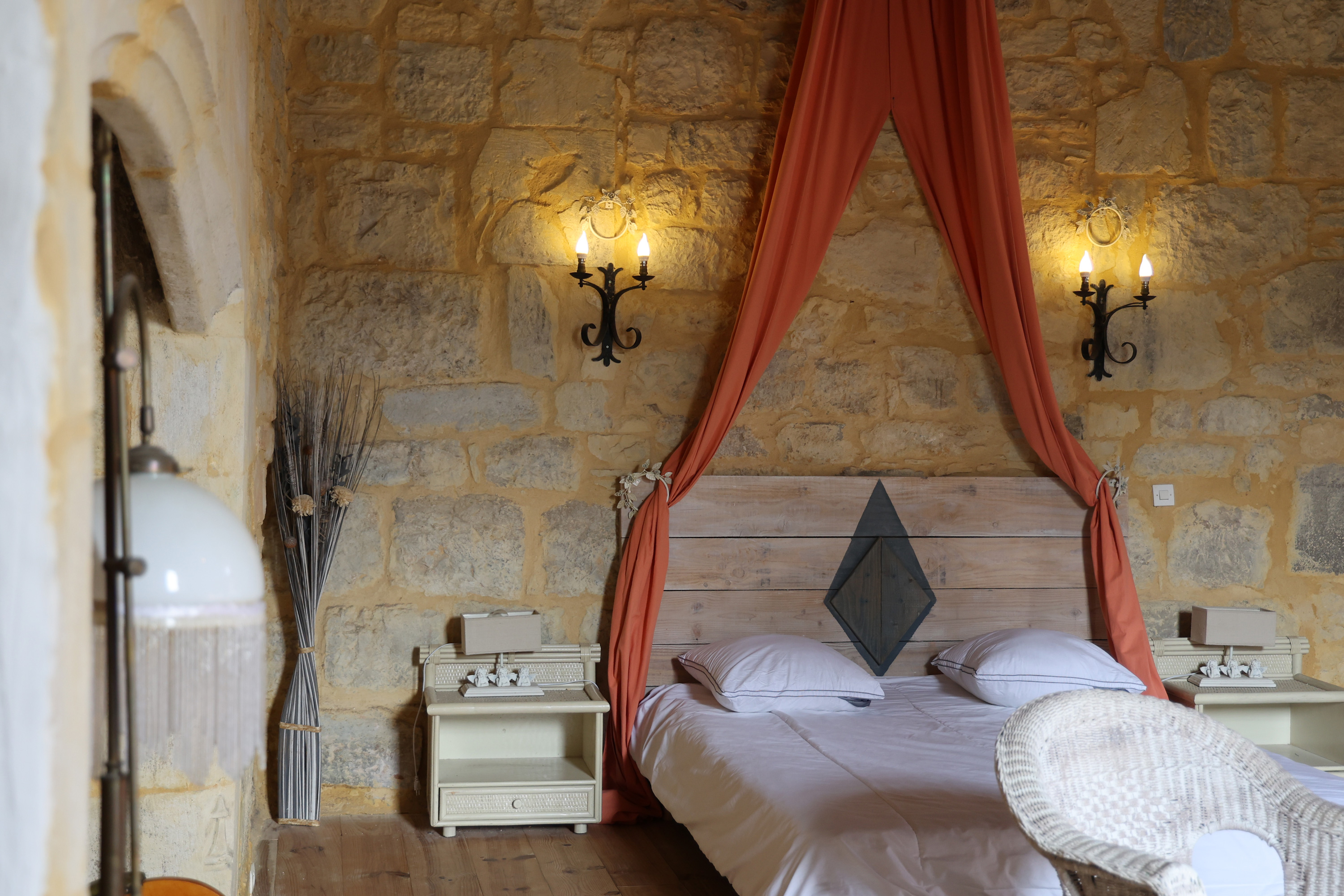 L'Aile Renaissance — Château avec spa à Saint Chamarand (Lot) à Saint Chamarand — chambre