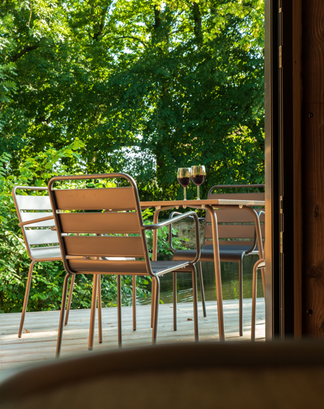 Le chalet nordique SPA — Ecolodge avec bain nordique à Seine-et-Marne à Serris — environnement naturel