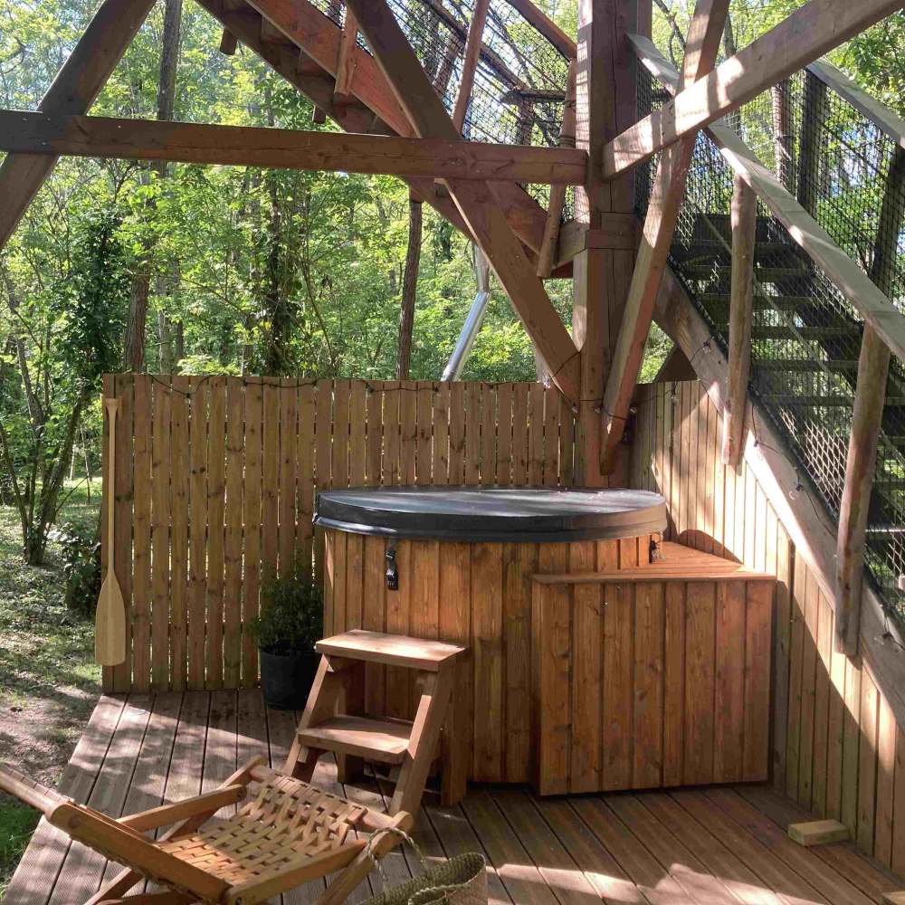 Évasion dans la Cabane du Pêcheur & Spa : un cocon suspendu à La Chapelle Aux Naux — cuisine