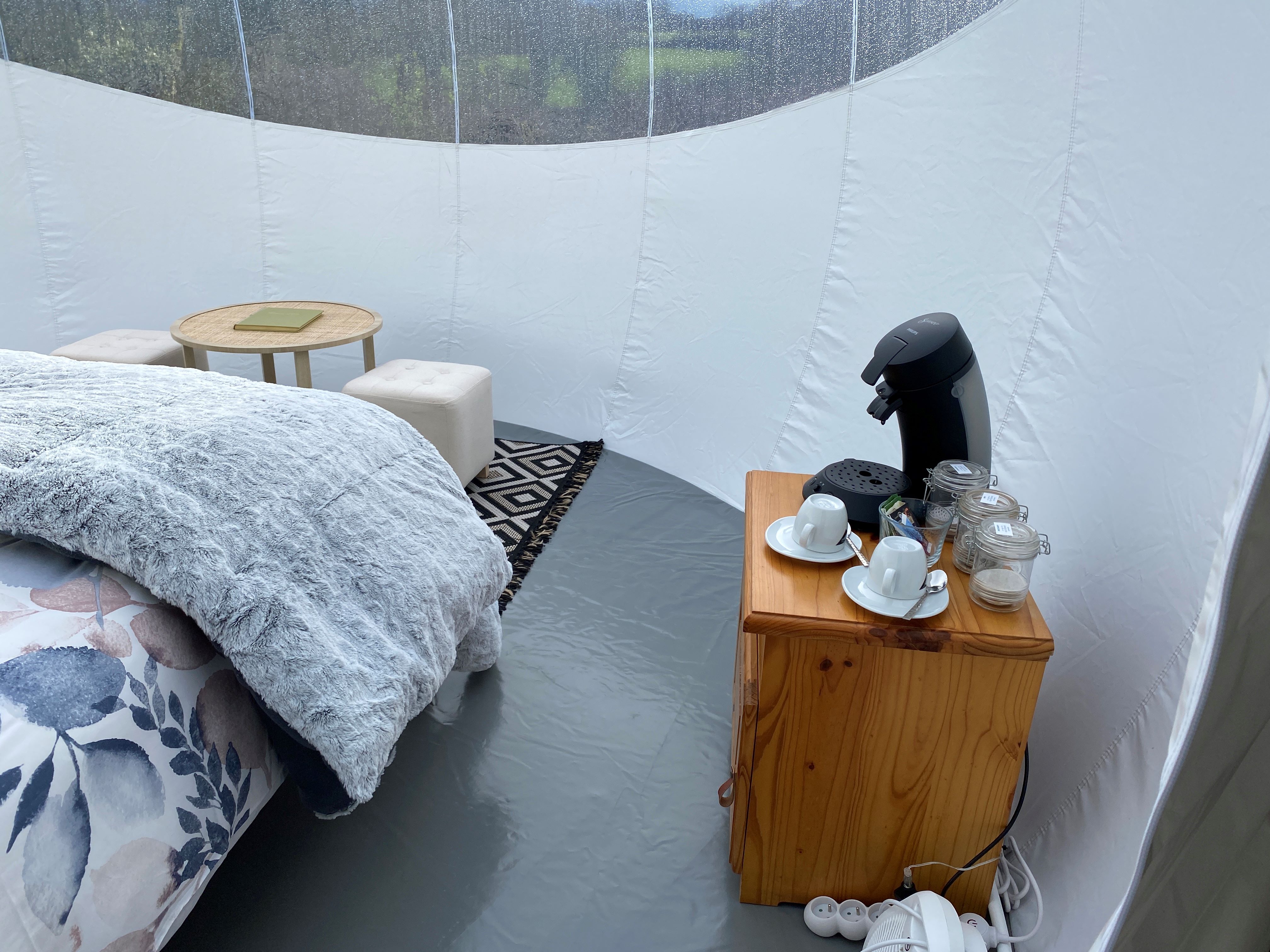 La Bulle Belle de Nuit — Nuit étoilée à Deux-Sèvres à Argentonnay — chambre