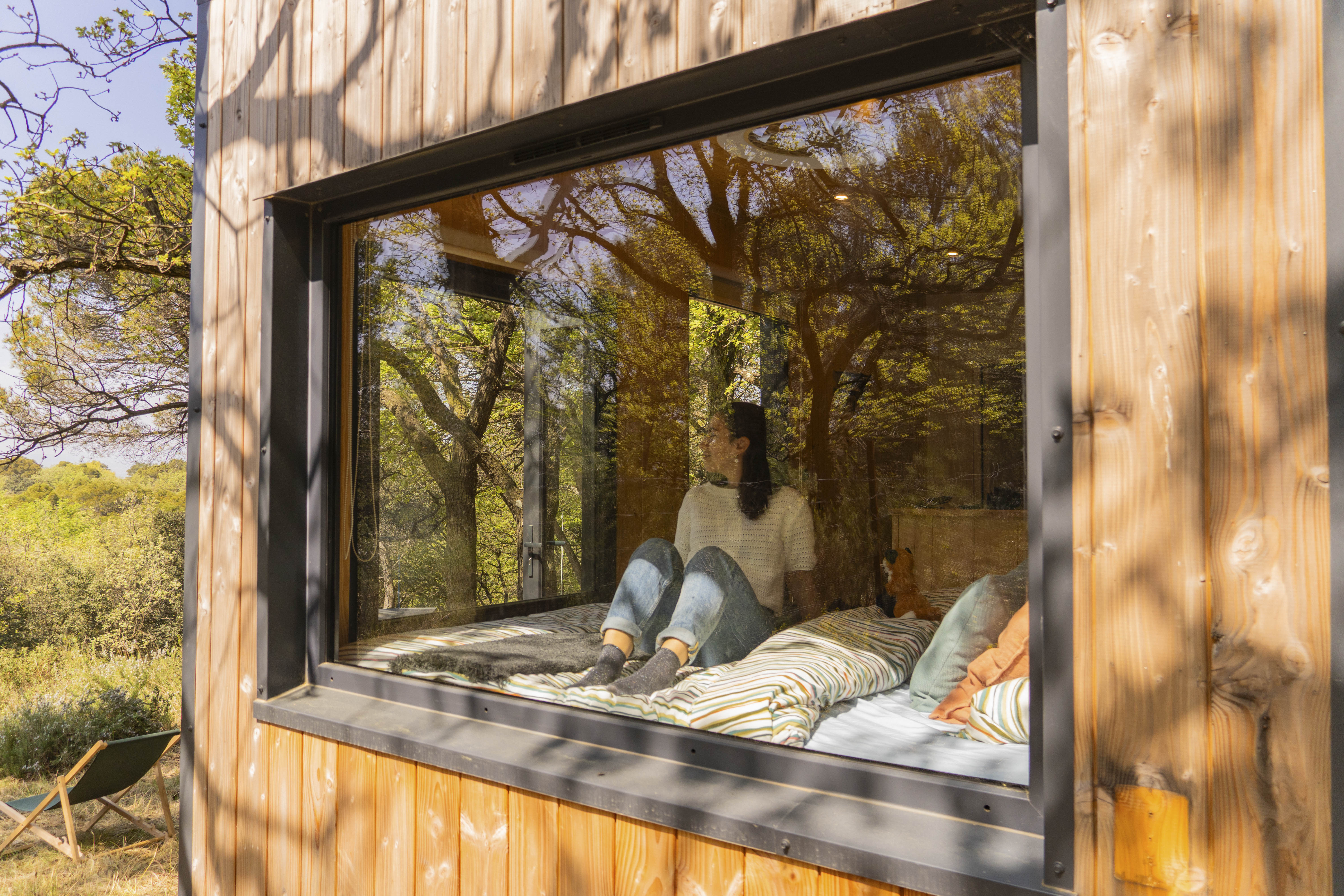 La Forêt Enchantée : une tiny house au cœur du Vaucluse à Mondragon — salle de bain