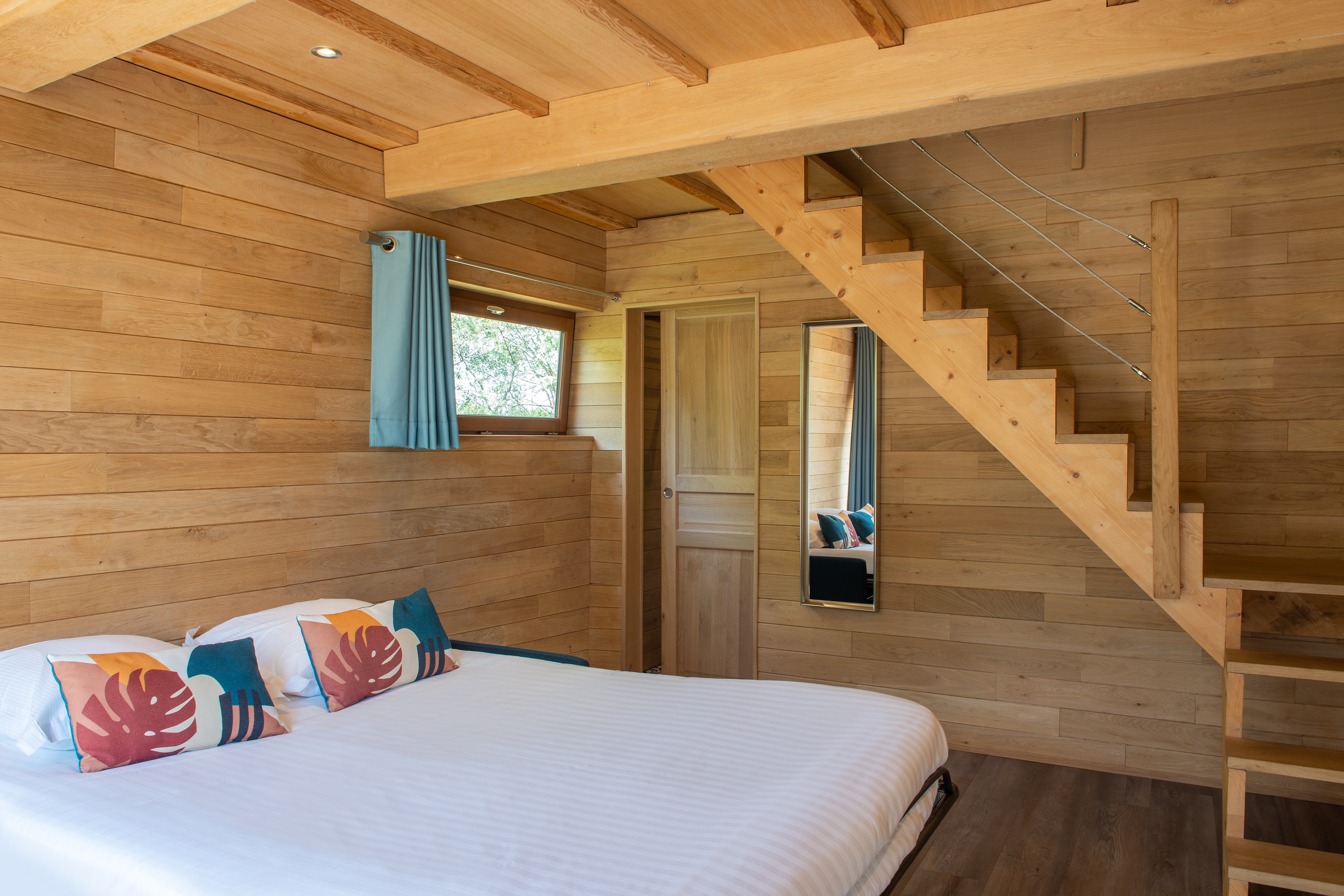 Tiny House Familiale — Séjour relaxant avec spa à Loir-et-Cher à Blois — chambre