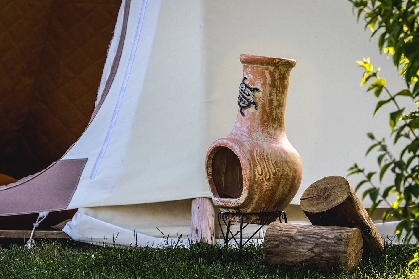 Un tipi indien pour une escapade en pleine nature à Angé — espace de vie