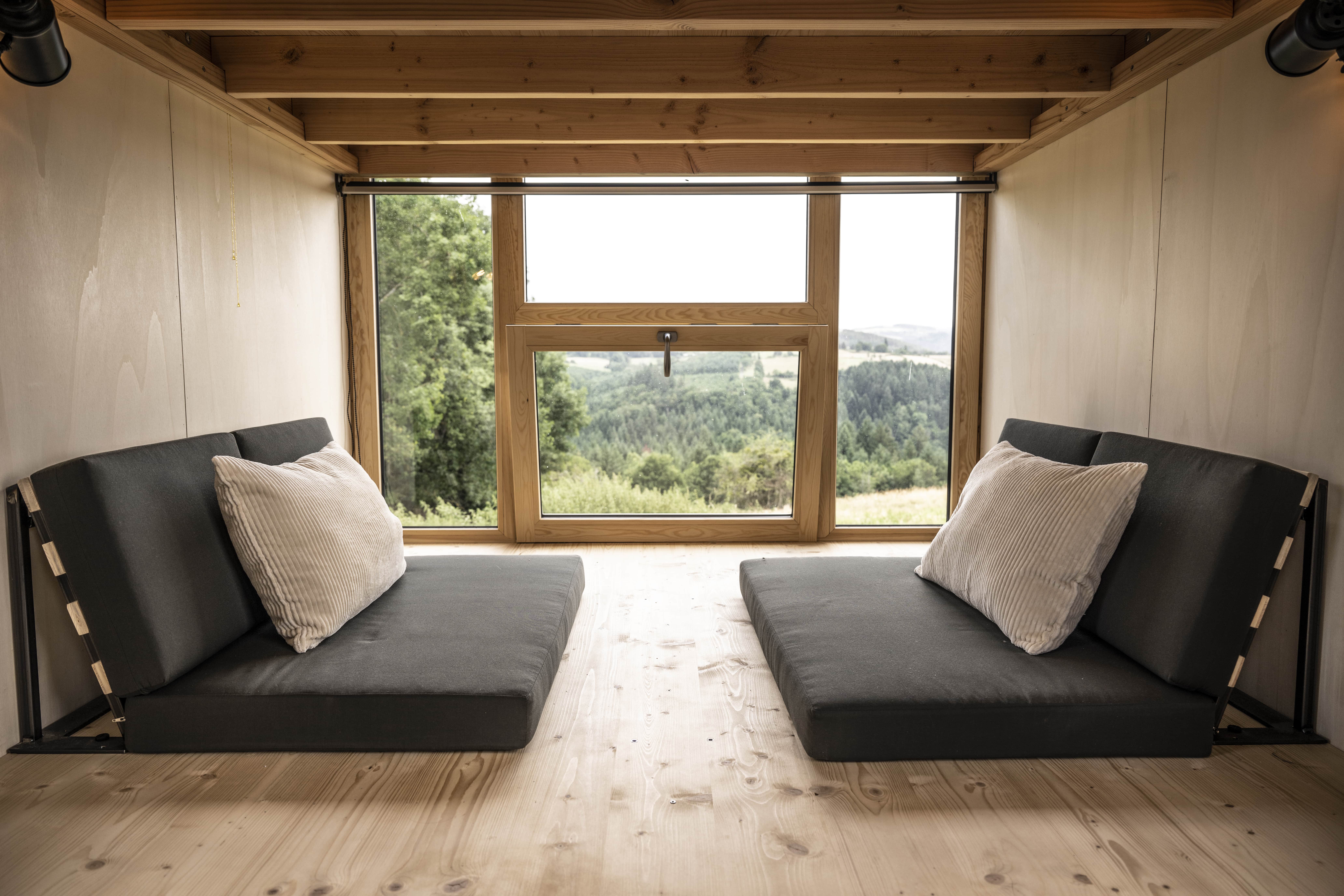 PATiny Lodge — Tiny House avec vue imprenable à Puy-de-Dôme à Clermont-Ferrand — salle de bain
