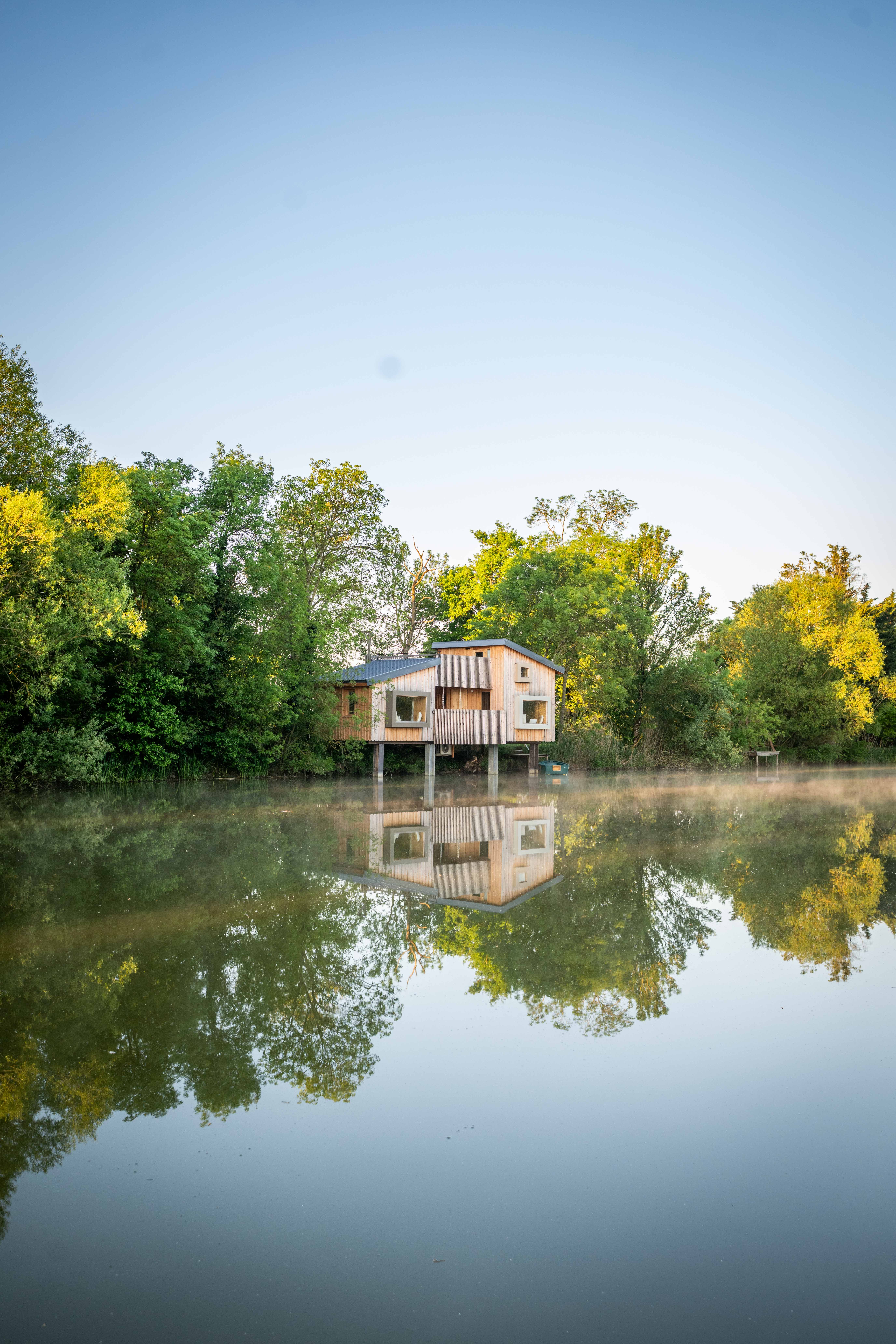 Cabane Spa Horizon — Séjour bien-être à 5 pers dans l'Ain à Meillonnas — chambre