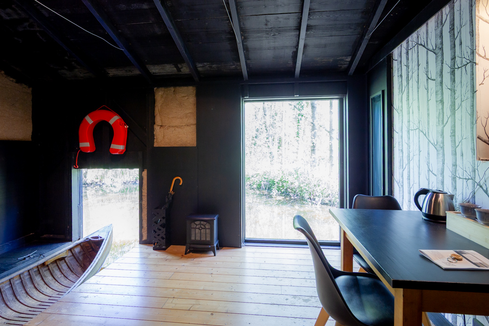Lodge Flottant Rivage — Cabane sur l'eau avec spa à Somme à Saint-Quentin-En-Tourmont — environnement naturel