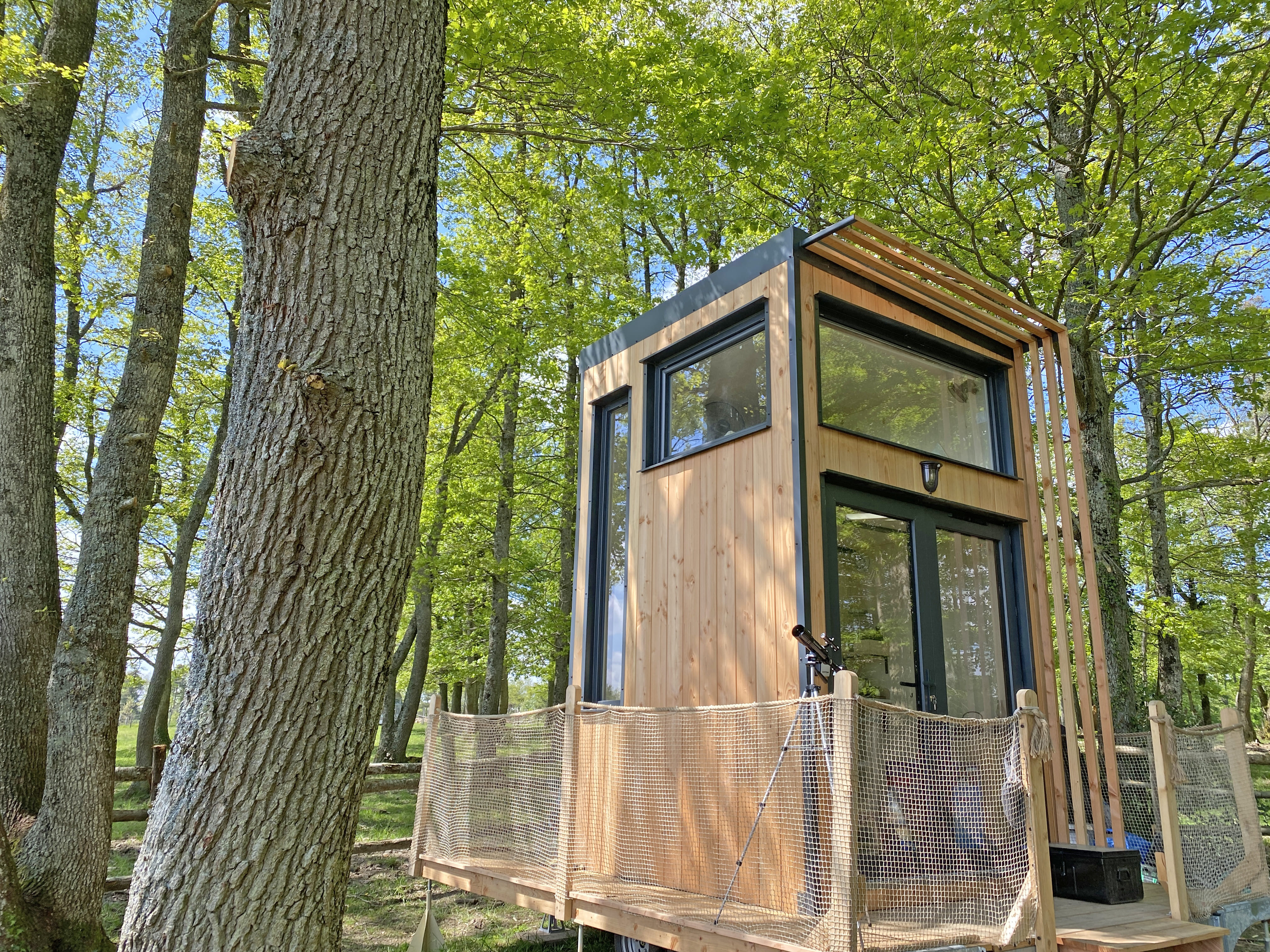 Tiny house avec vue imprenable sur le Vercors à Bessins — salle de bain