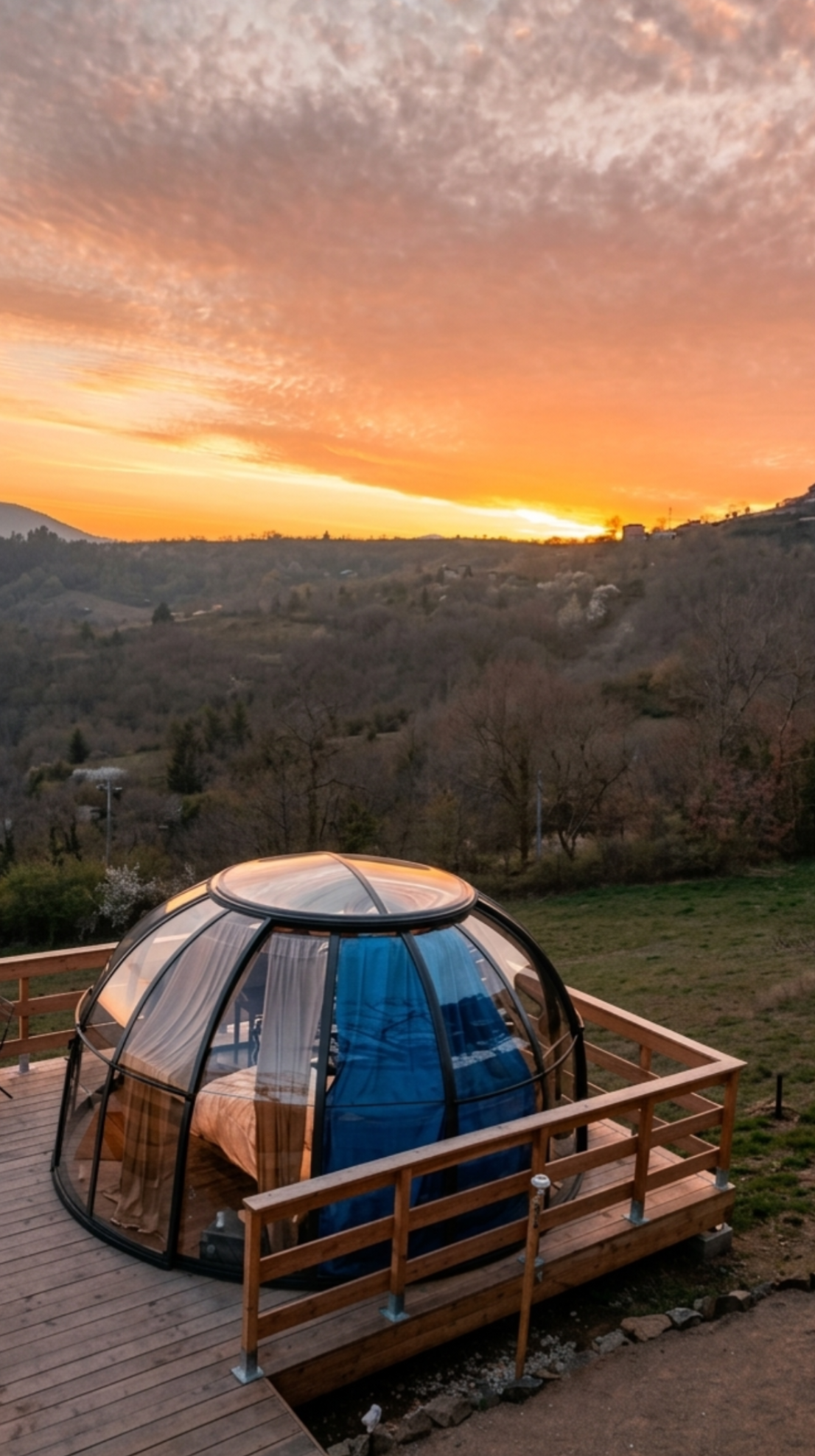 CHAMBRE DU SECRET — Bulle féérique avec spa à Rhône à Quincié-en-Beaujolais — environnement naturel