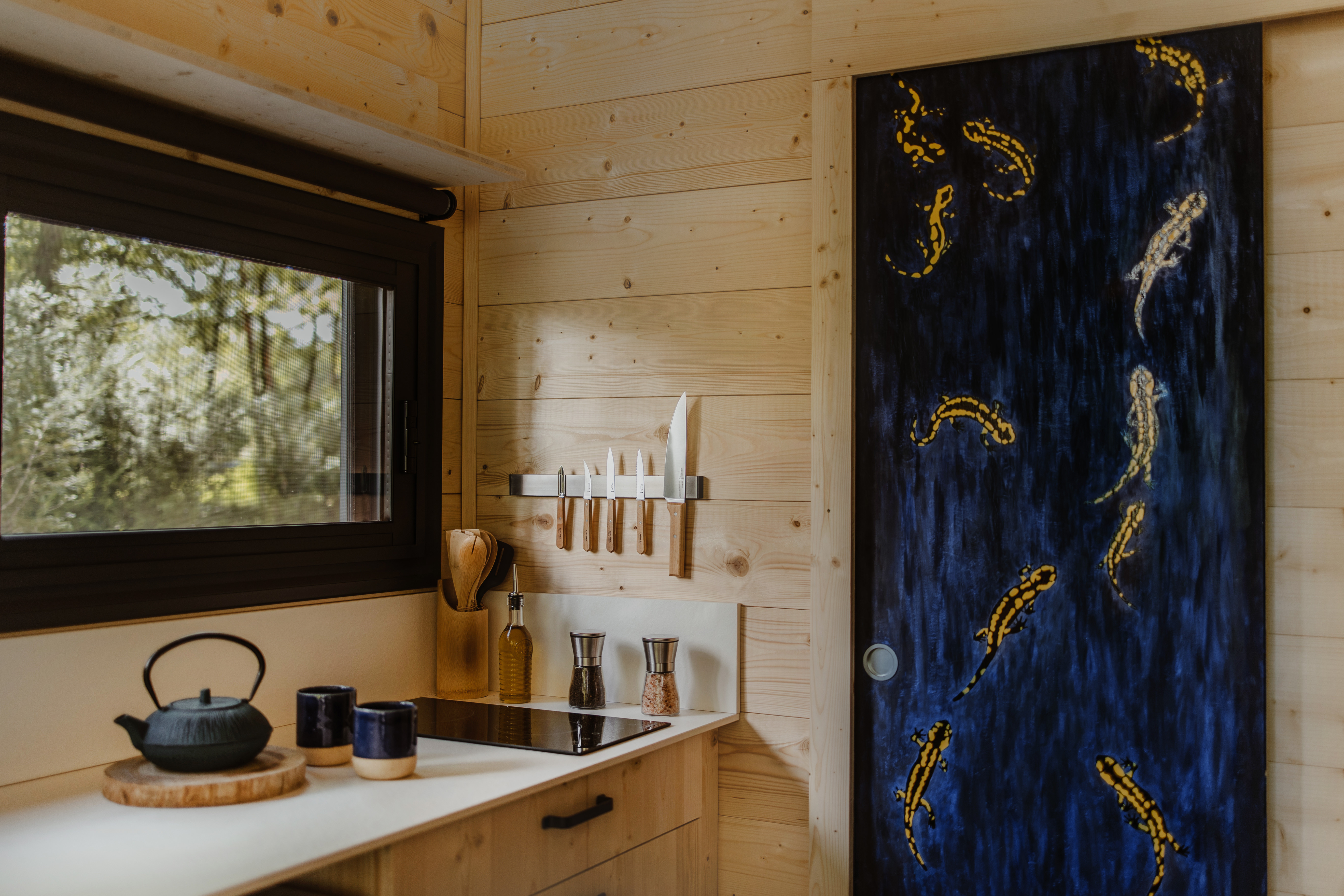 Naos — Tiny House avec spa à Châteauroux (Loiret) à Châteauroux — espace de vie
