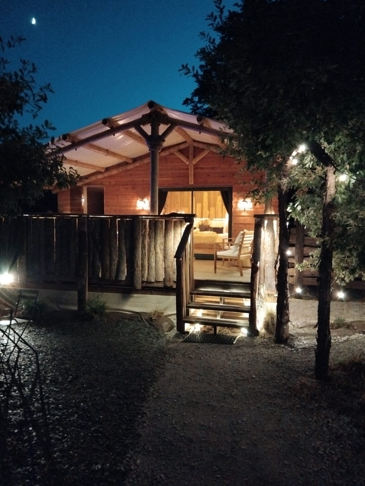 L'Entre2rêves — Cabane avec spa privatif en Charente-Maritime à Pessines — cuisine