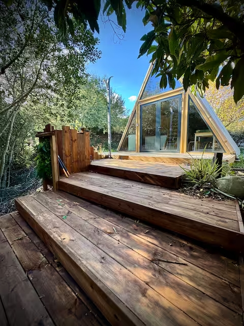 Cabane Glamp Marguerite — Séjour détente avec spa à Pyrénées-Orientales
