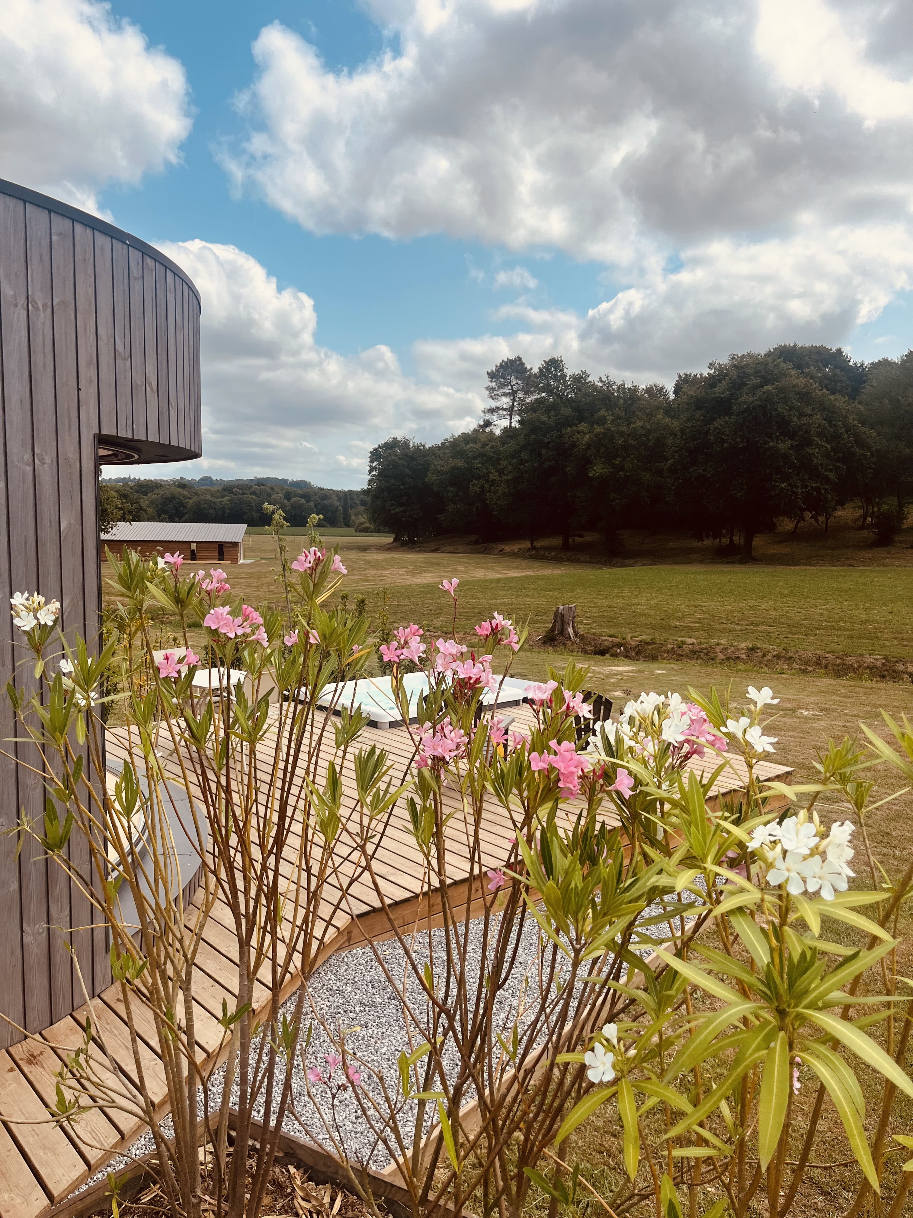 Nid'Amou 6 & Spa — Hébergement insolite avec jacuzzi à Landes à Geloux — espace de vie