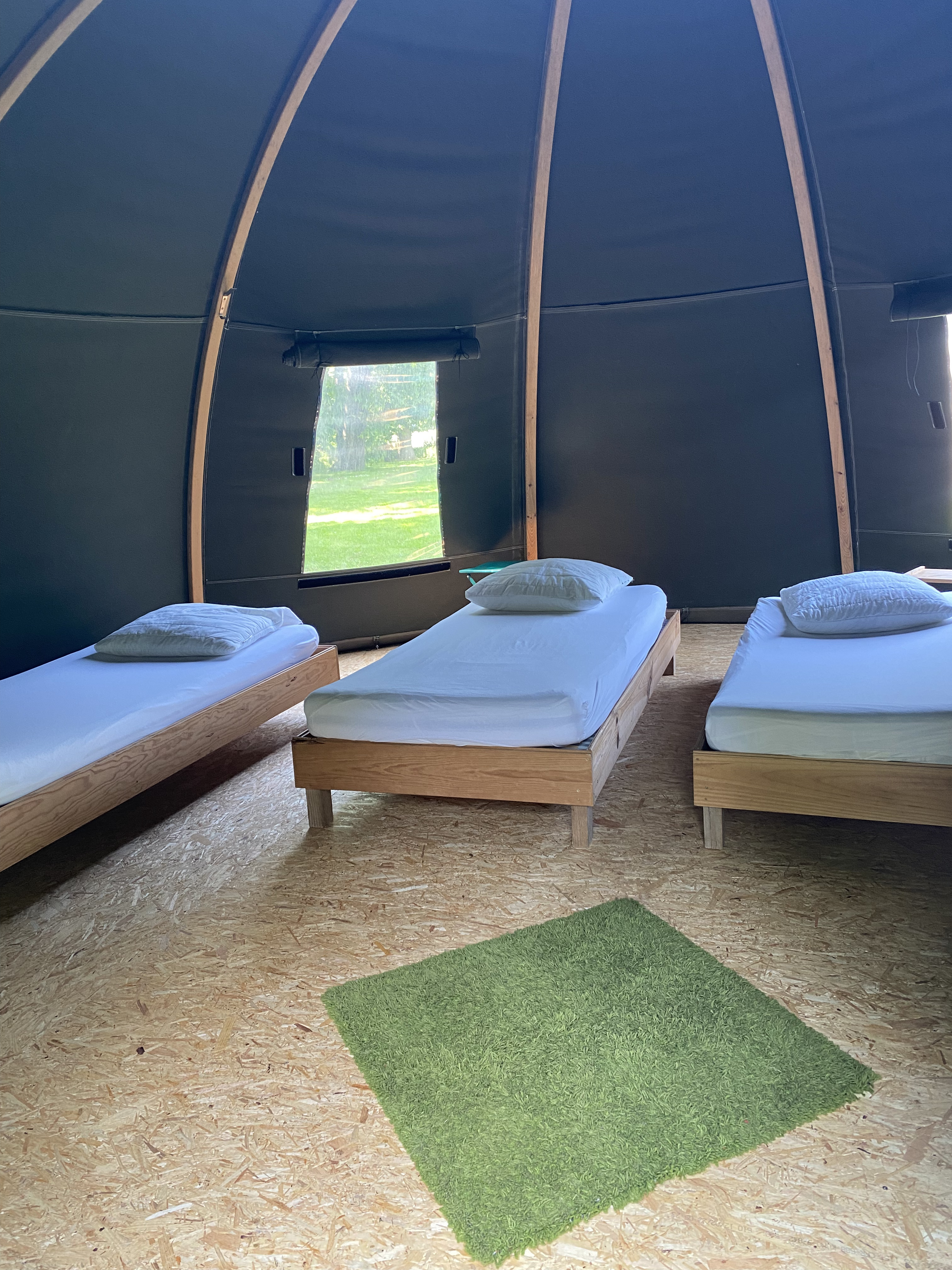 Dôme -Etetat Aventure — Nuit atypique avec spa à Etretat (Seine-Maritime) à Étretat — vue intérieure