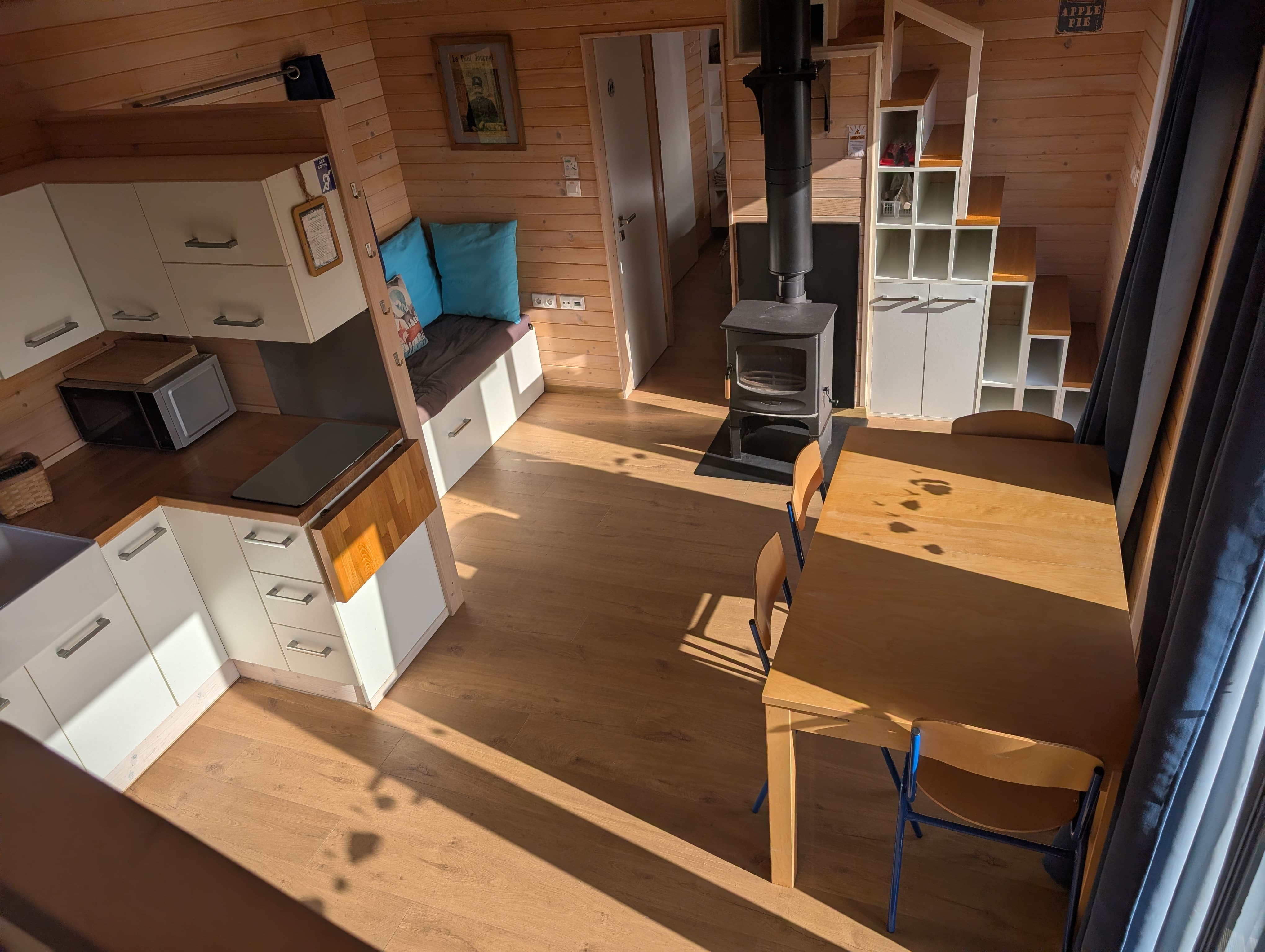 Cabane du Renard — Ecolodge avec spa à Loir-et-Cher à La Ferté-Imbault — cuisine