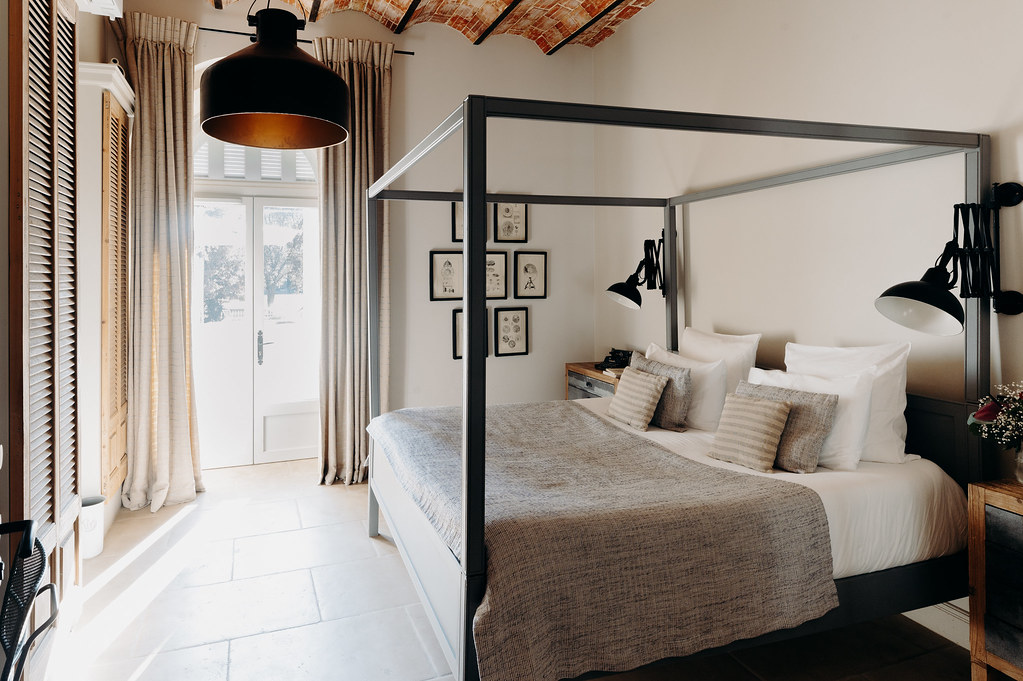 Chambre Double - Deluxe avec vue sur le jardin — Séjour relaxant à Biar (Hérault) à Biar — chambre