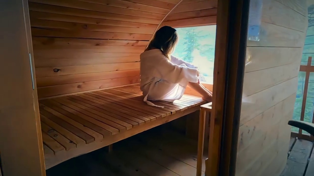 La cabane & spa / sauna L'Eden — Cabane perchée à 6m en Ardèche à Le Teil — cuisine