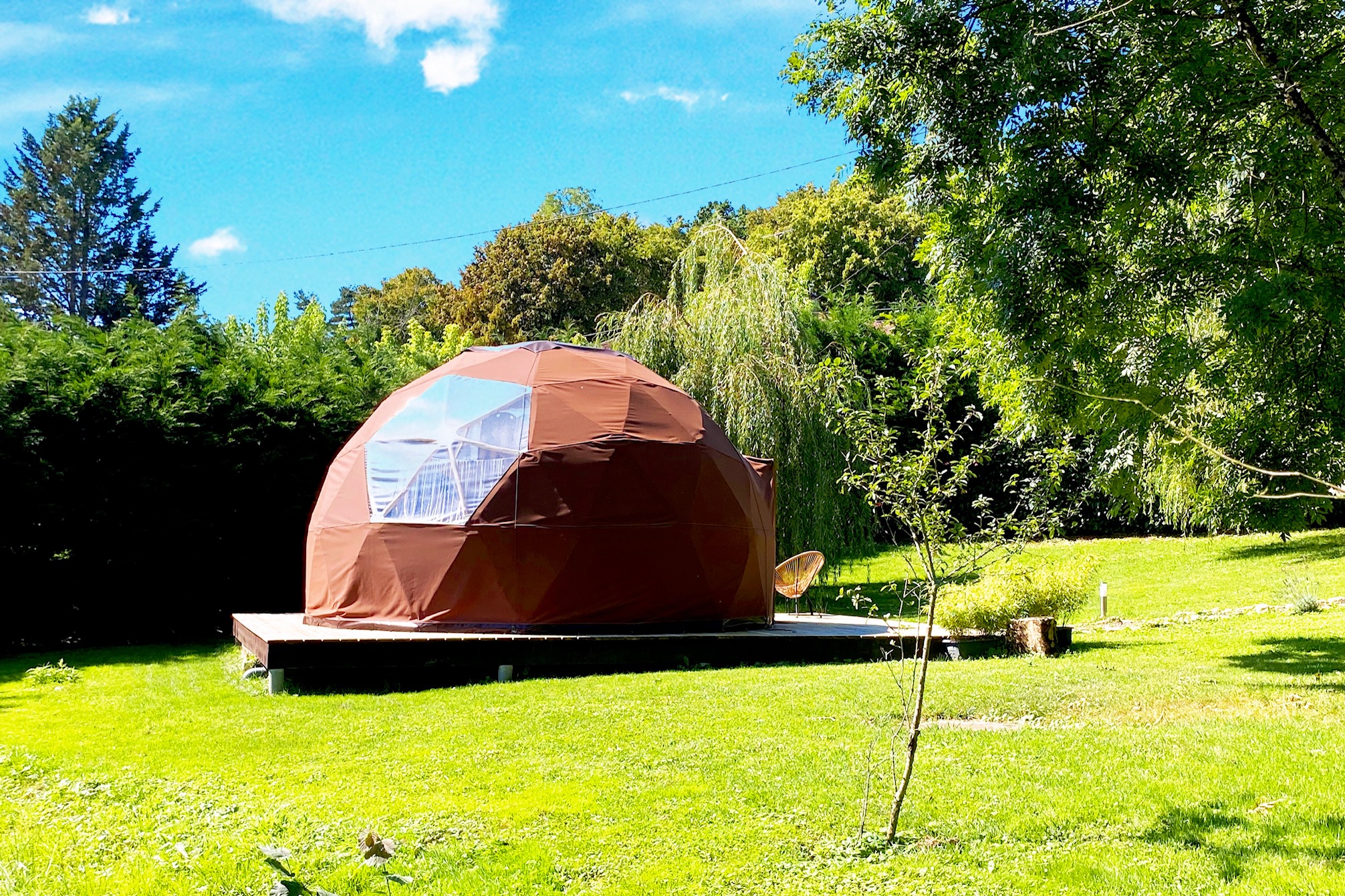 Vivez l'expérience immersive d'un dôme en Champagne-Ardenne à Bailly-Aux-Forges — espace de vie