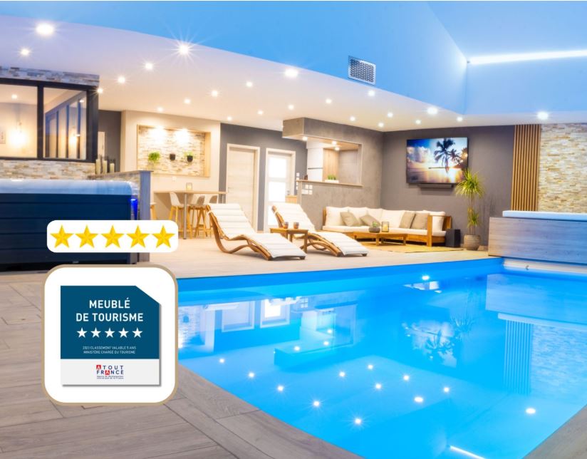 Gite O² — Maison insolite avec piscine et spa à Moselle à Metz — environnement naturel