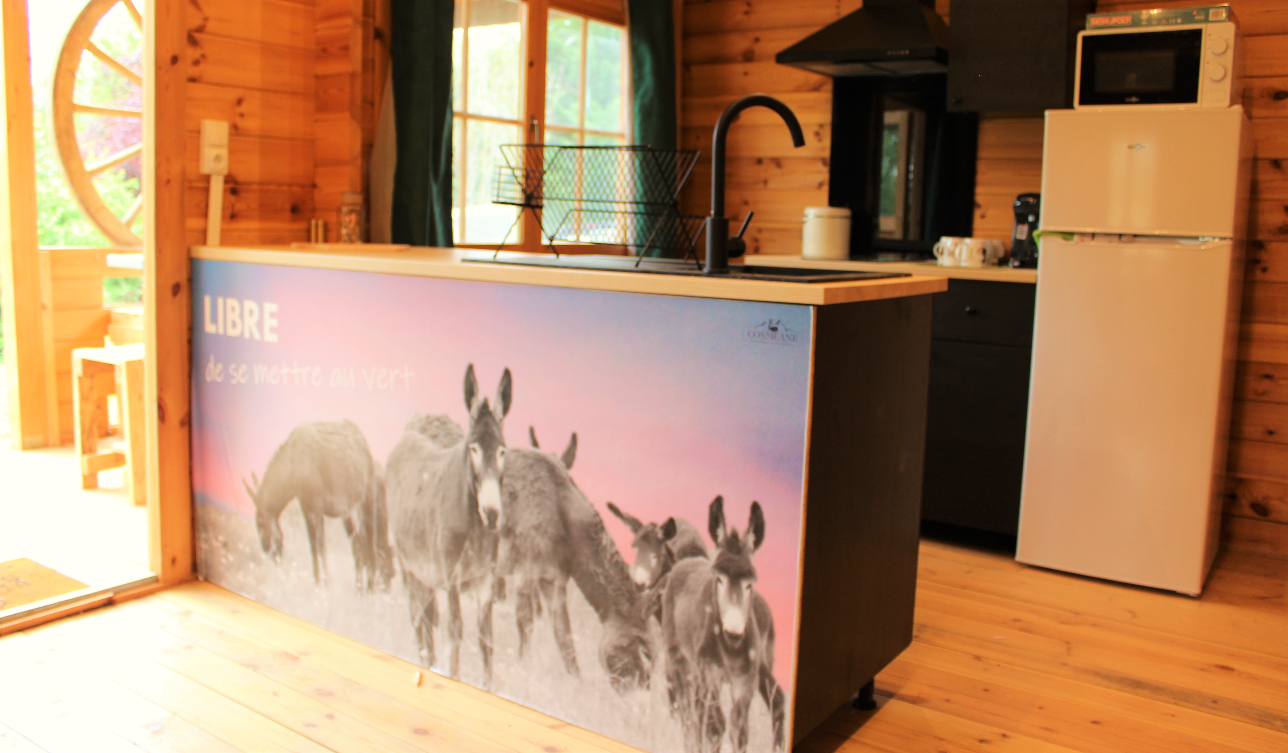 Chalet Estive — Chalet avec spa à Saint-Ybars en Ariège à Saint-Ybars — chambre