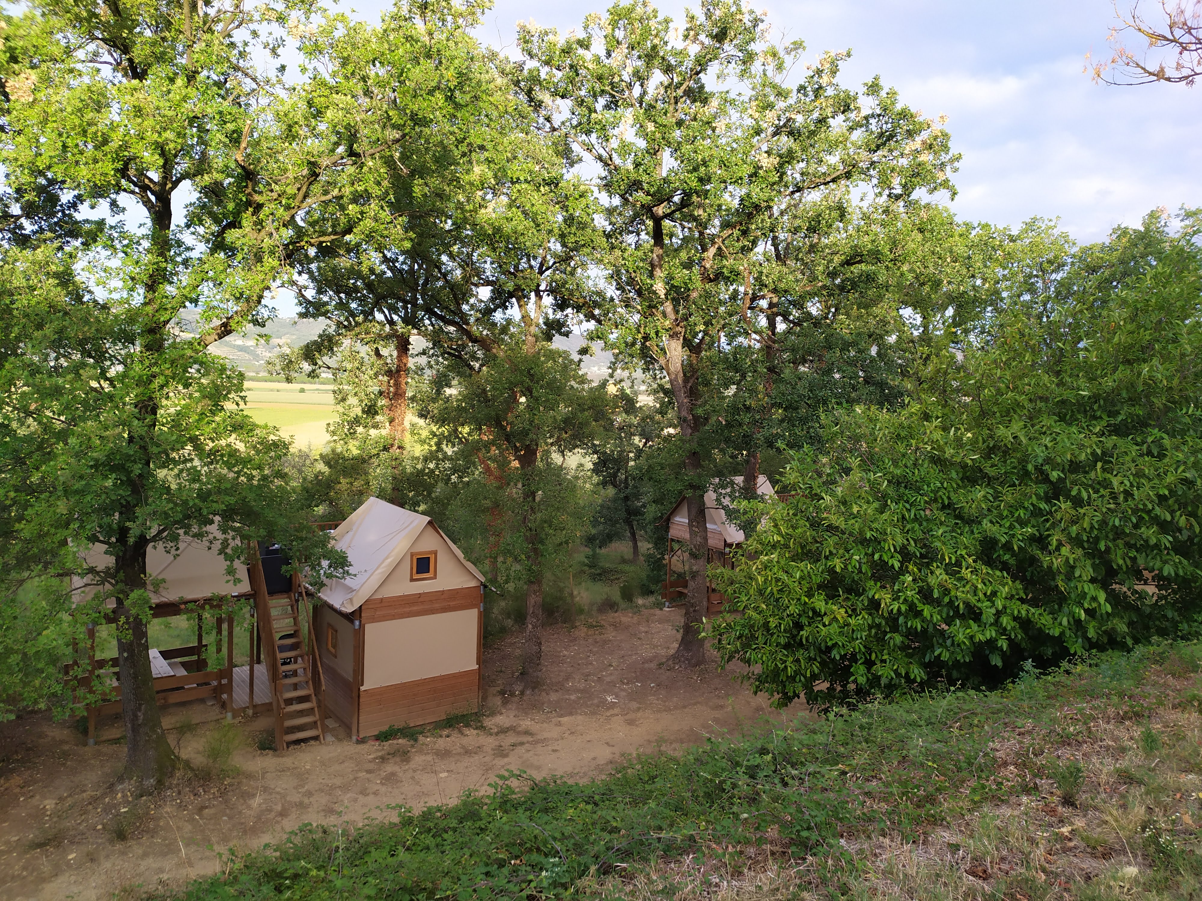 Évasion en cabane perchée familiale au cœur de la Drôme à Albon — environnement naturel