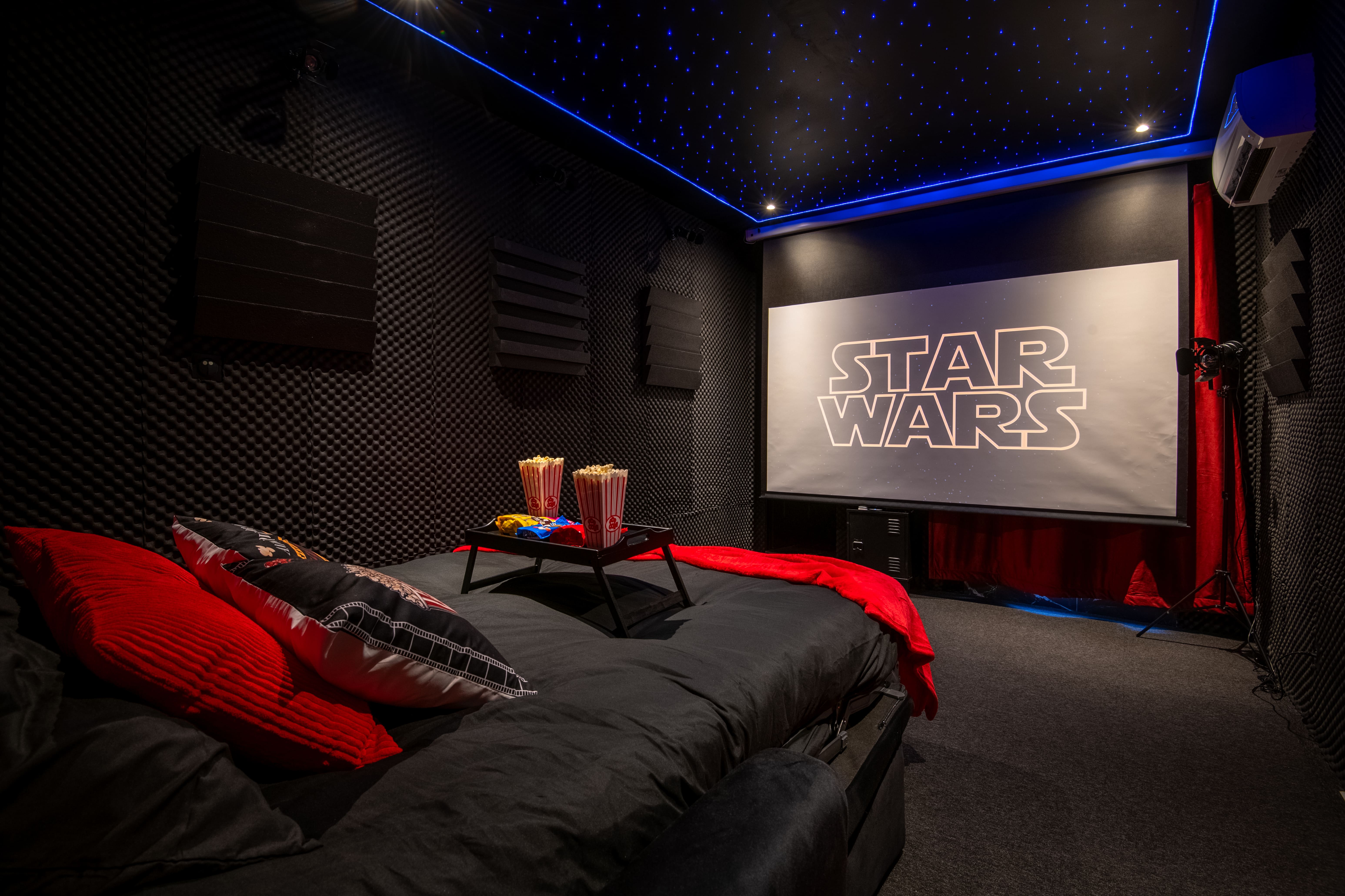 Cinéma Provence — Chambre à thème avec salle de cinéma à Avignon à Avignon — détail architectural