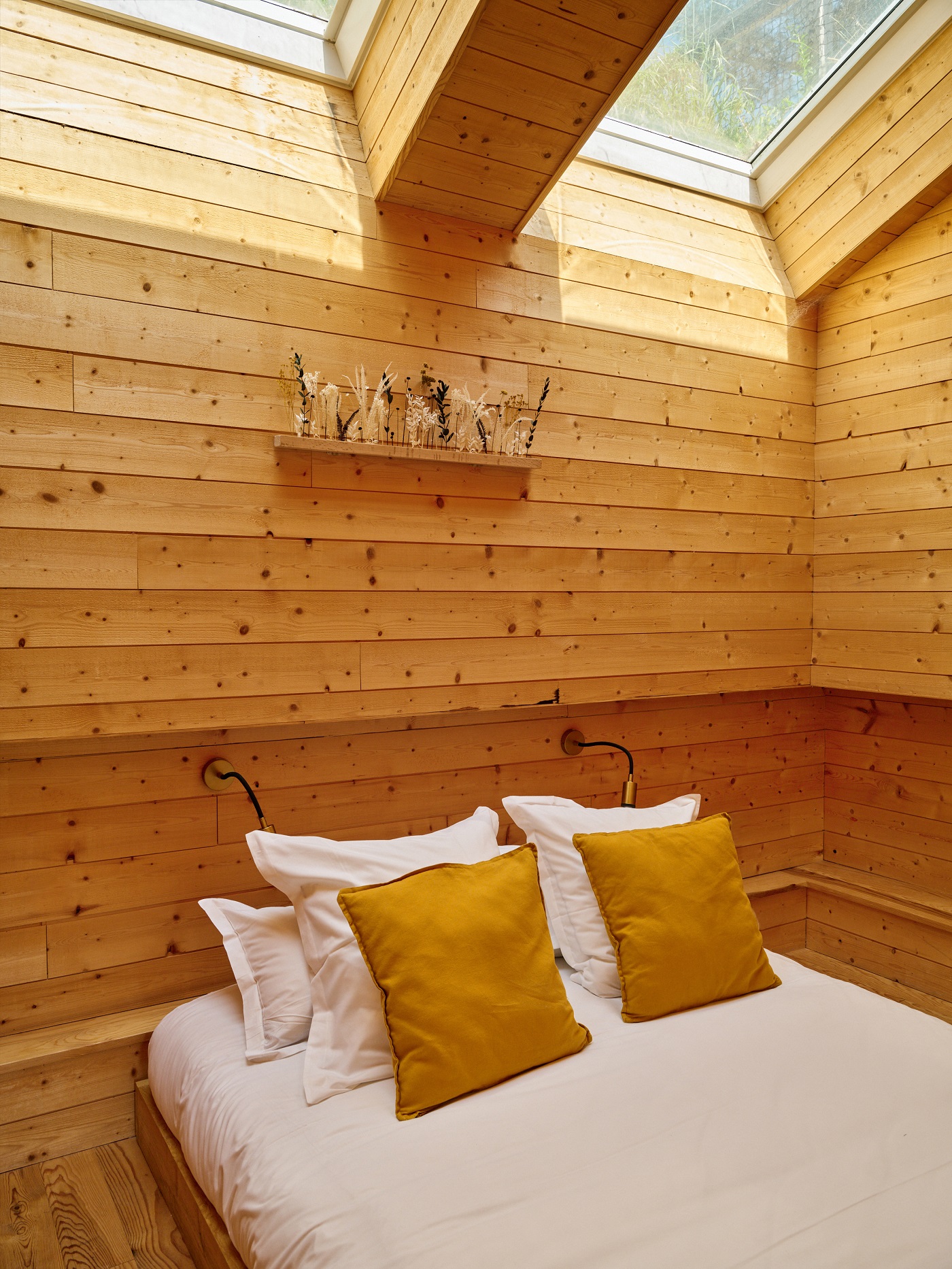 Cabane Spa Lavande : une évasion végétalisée en Provence à Sorgues — vue depuis la terrasse