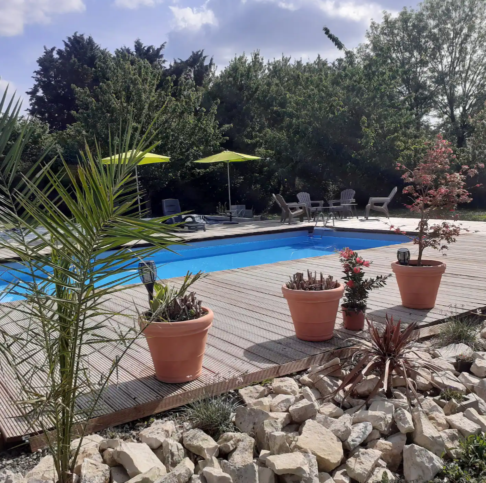 Domaine de Saint Florent & Spa — Maison insolite avec jacuzzi à Deux-Sèvres à Niort — chambre