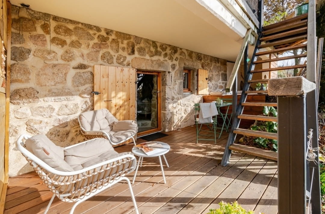 La chambre voûtée — Séjour romantique avec spa à Vernoux-en-Vivarais à Vernoux-en-Vivarais — cuisine