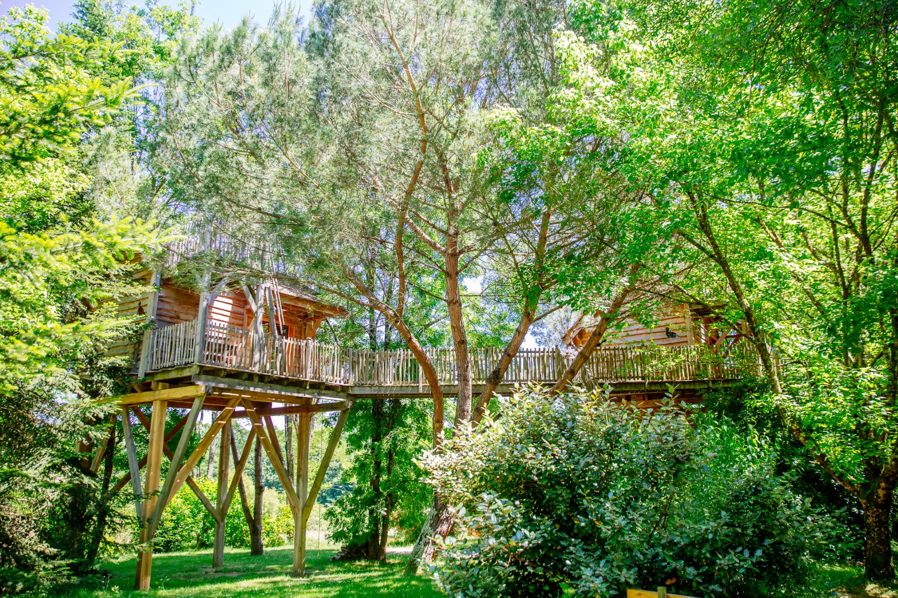 Cabane Palombière : une expérience suspendue dans les arbres