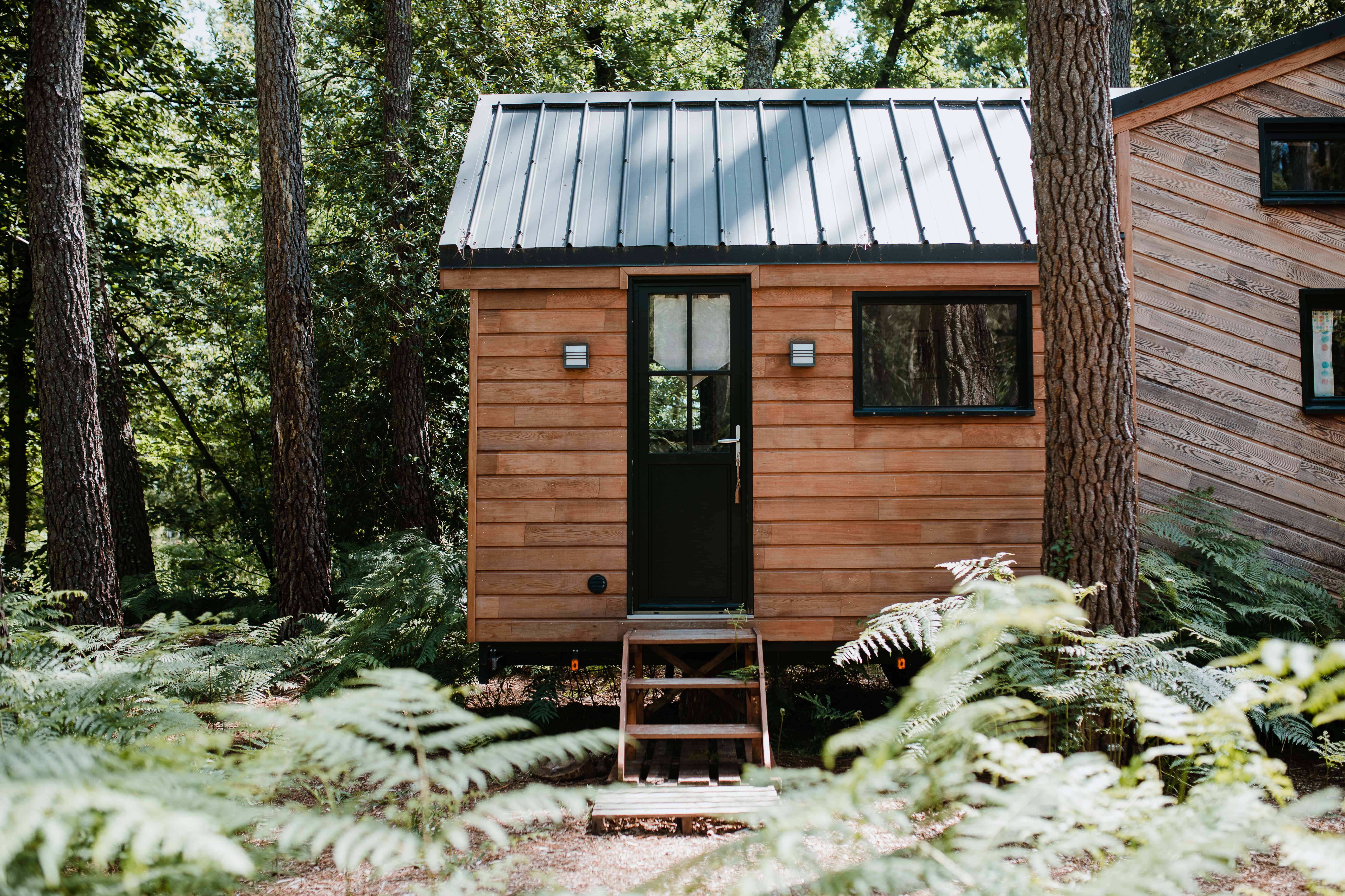 La Calypso : une tiny house moderne au cœur de la nature à Clefs-Val-D'anjou — vue intérieure