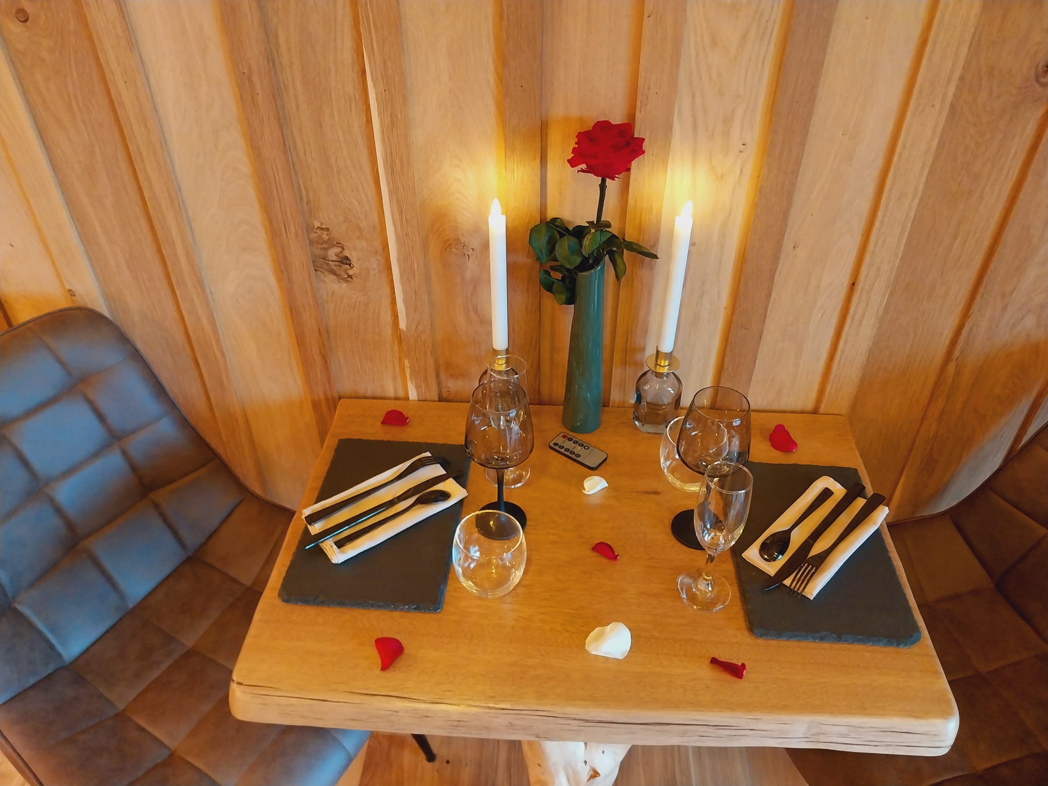 L'Entre2rêves — Cabane avec spa privatif en Charente-Maritime à Pessines — chambre