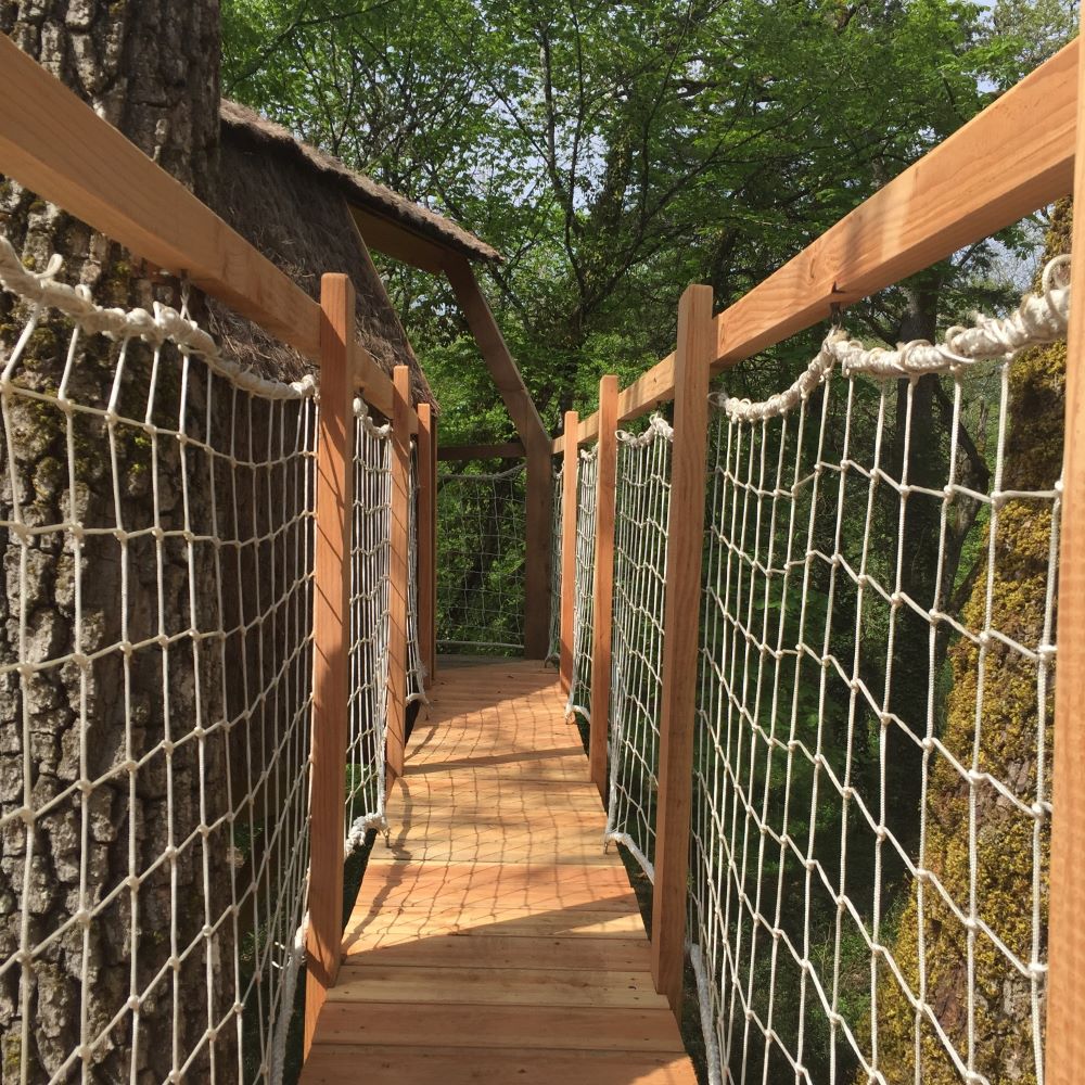 Photo 8/9 — Cabane « La cabane perchée du château : une expérience insolite en pleine nature » à Gizeux Indre-et-Loire