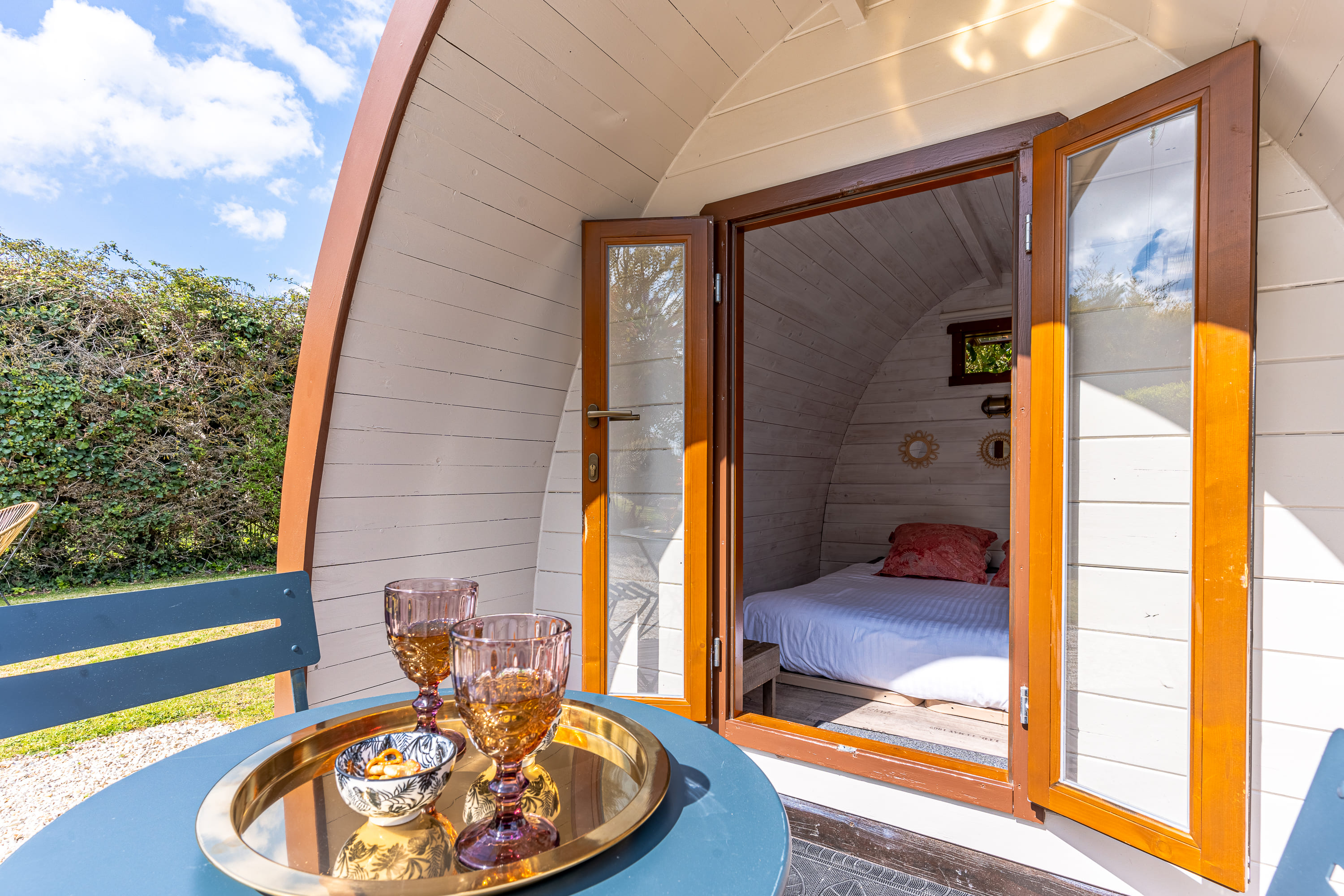 Le Pod de Ninon : une expérience insolite en Poitou-Charentes à Saint Maurice De Tavernole — vue intérieure