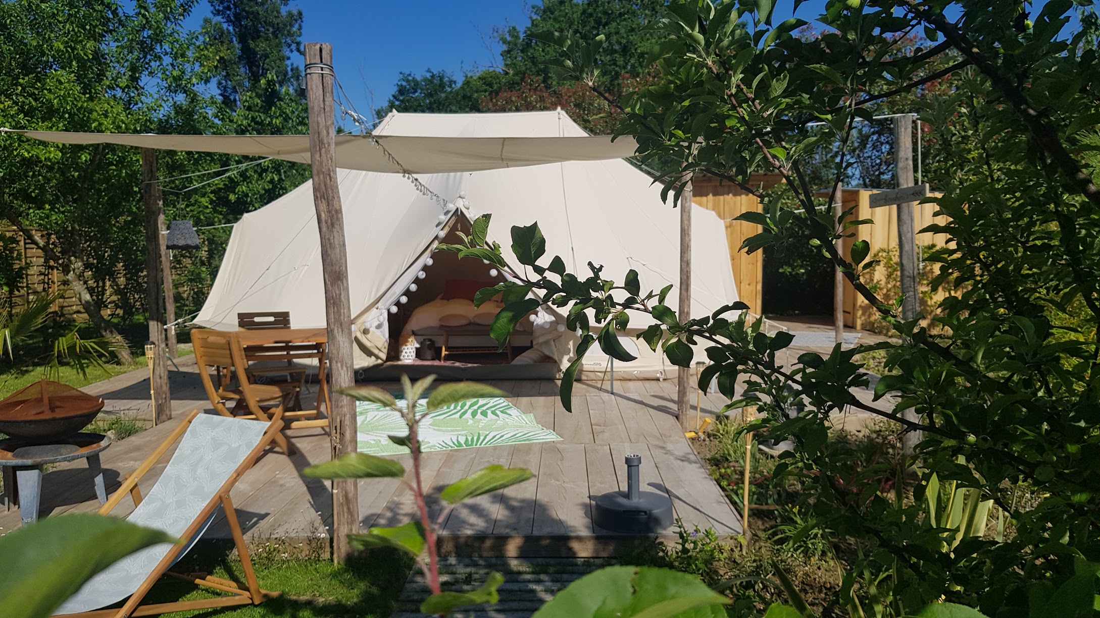 Tente Sibley le Bonheur & Spa : une expérience unique en Aquitaine