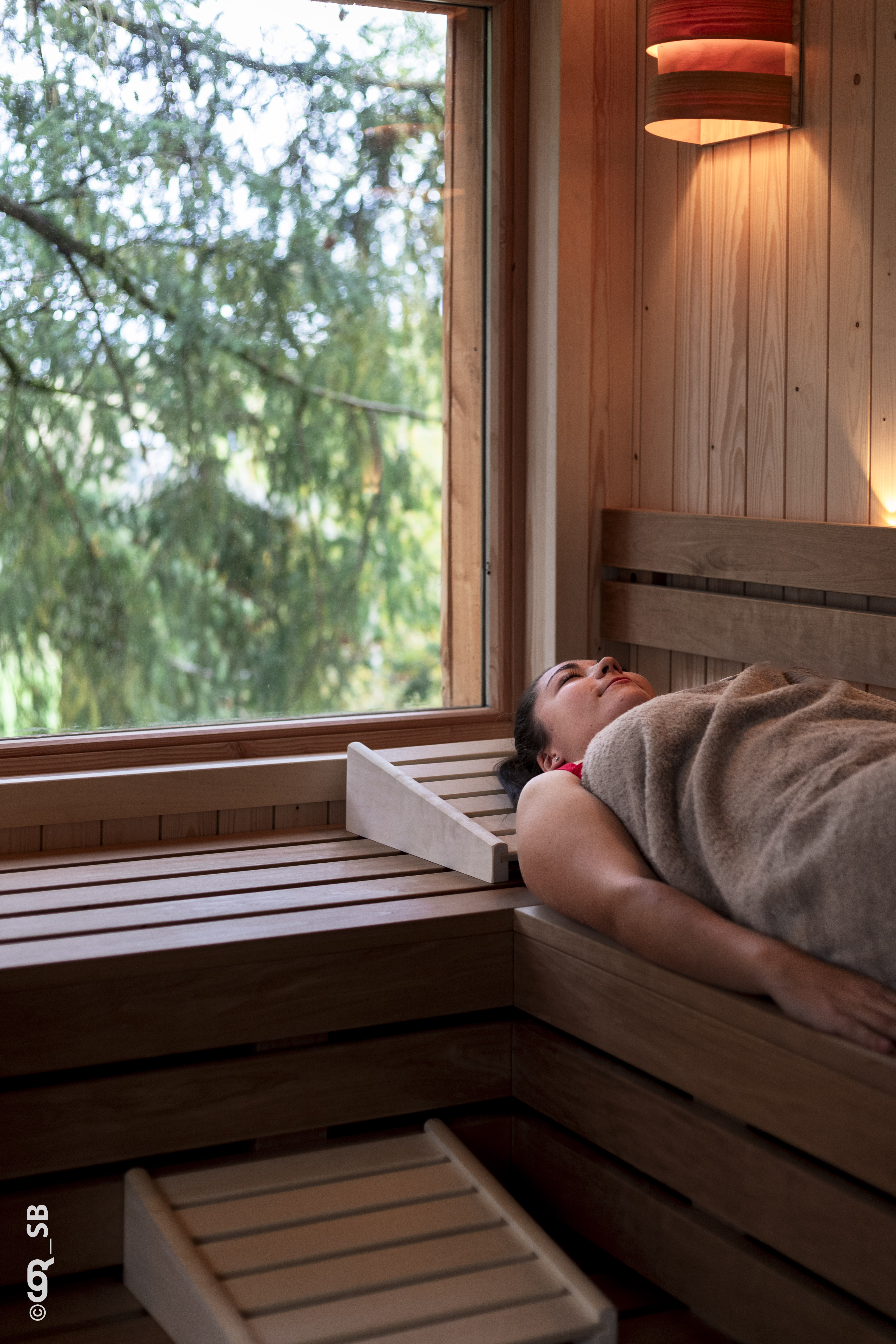 Cabane MOINEAU — Séance de sauna offerte à Rhône à Ronno — environnement naturel