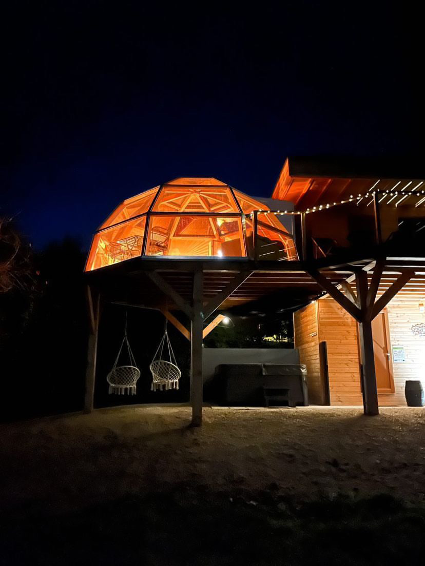 Nuit féerique en Champagne & Spa : Dôme enchanteur à Meurville — cuisine