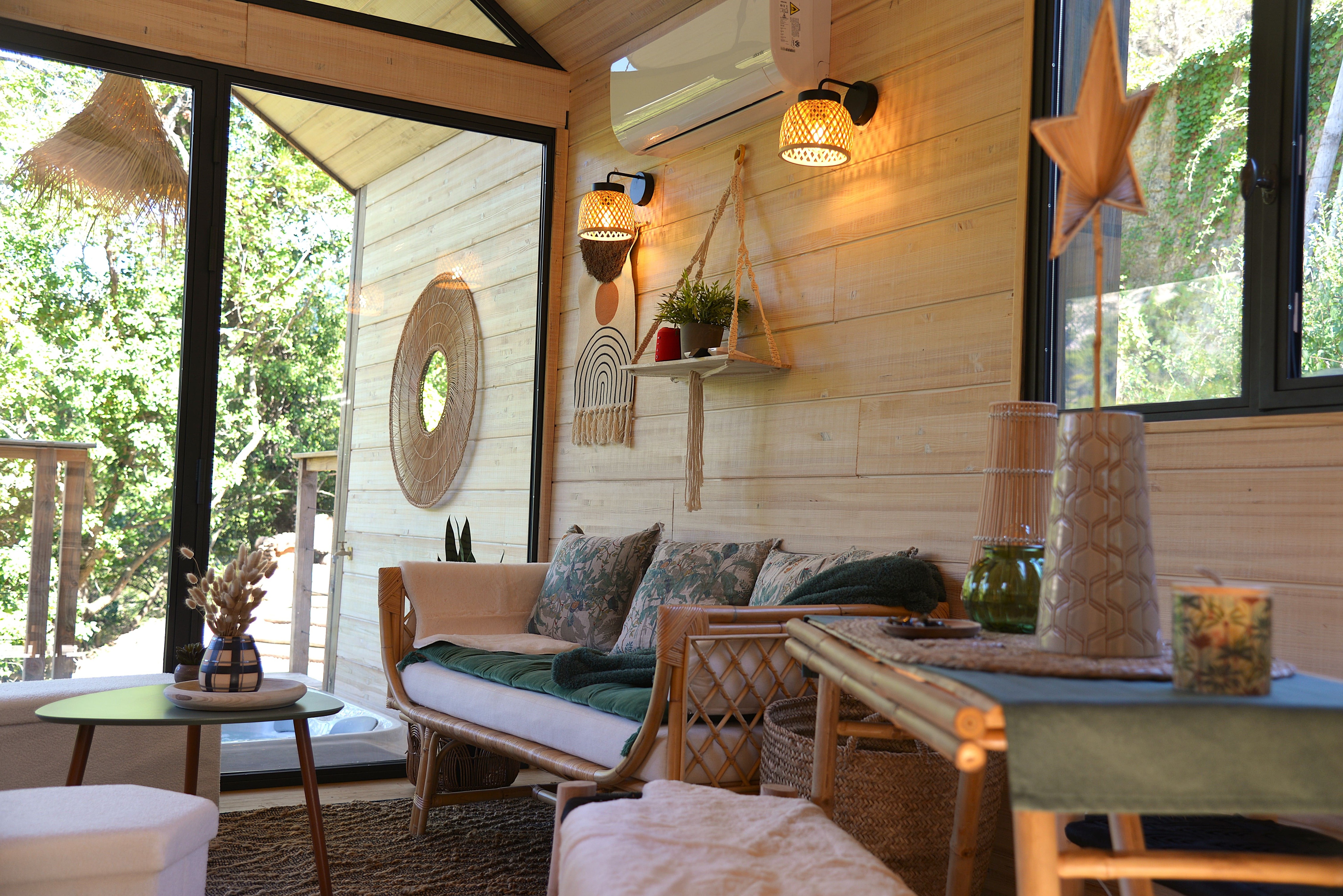 Lodge Nid Perché & Spa — Cabane avec spa privatif à Vaucluse