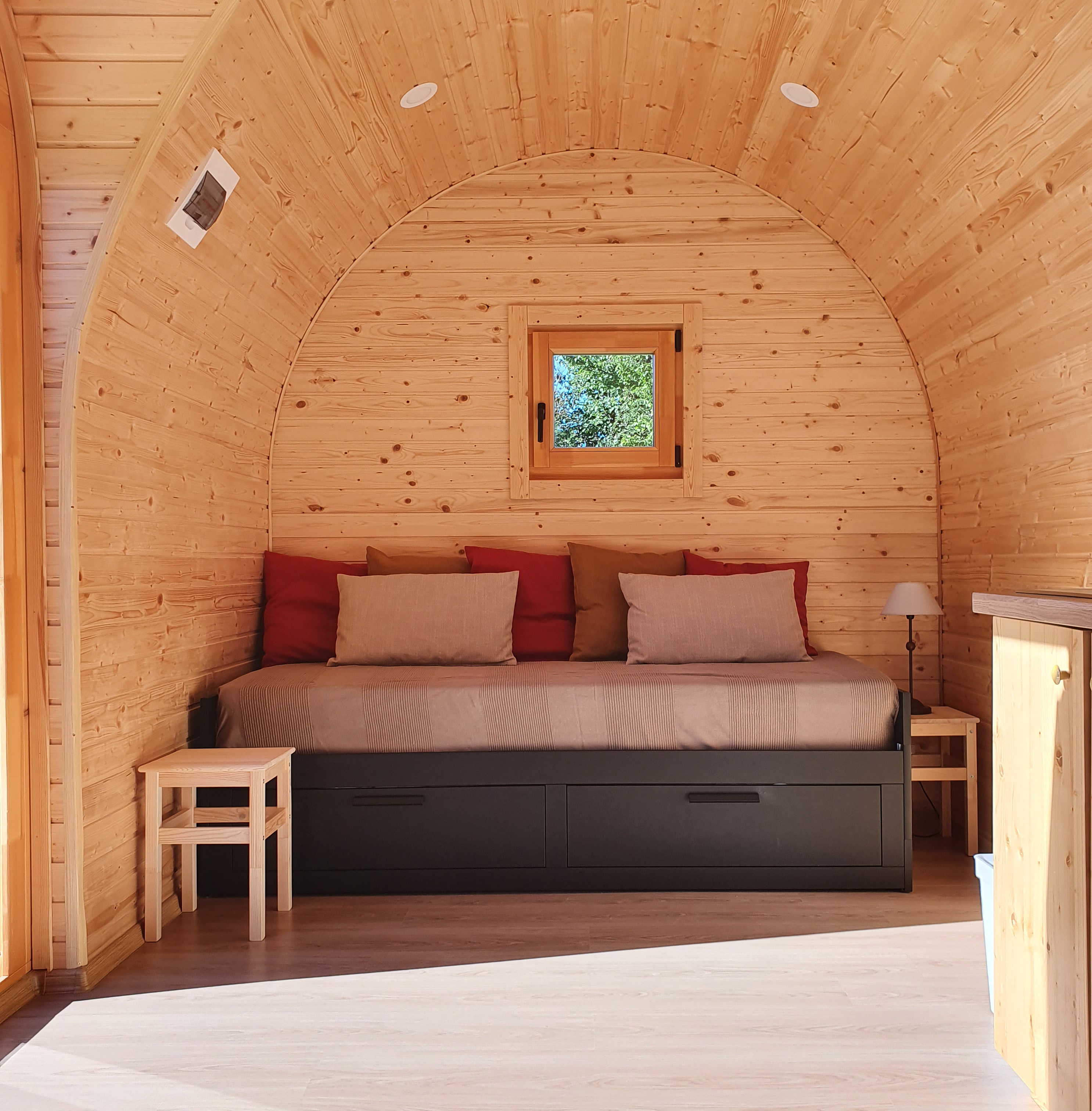 Tiny House Courréjot — Roulotte avec spa à Gers à Riguepeu — cuisine
