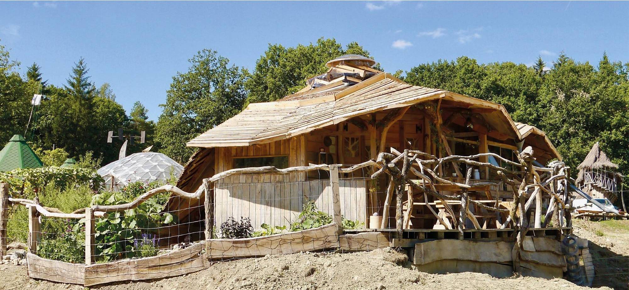 Gaia : une cabane végétalisée au cœur de la Lorraine à Vittel — vue intérieure