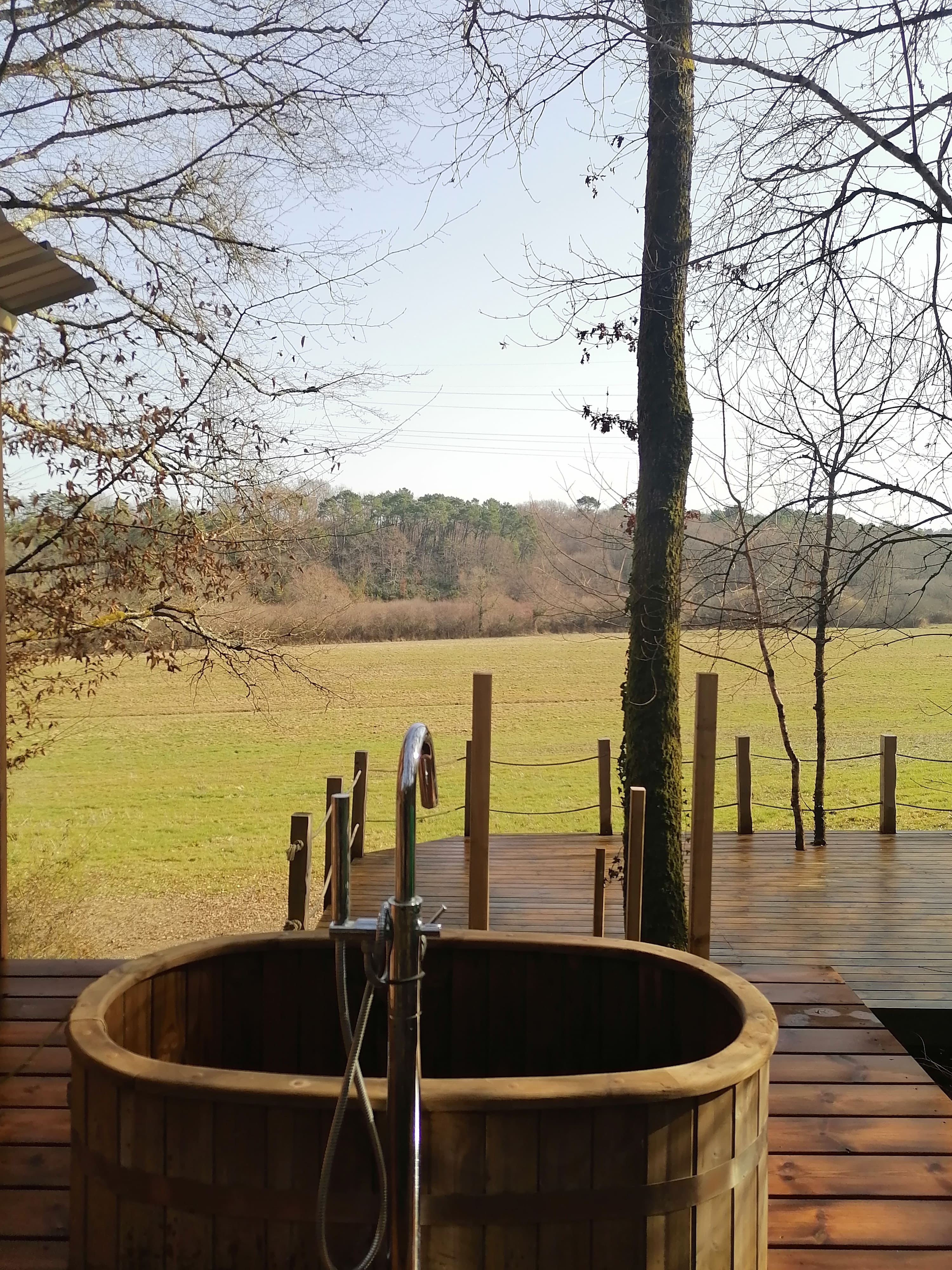 CaBulle Spa Le Grain — Bulle avec spa à Gironde à Bruges — détail architectural