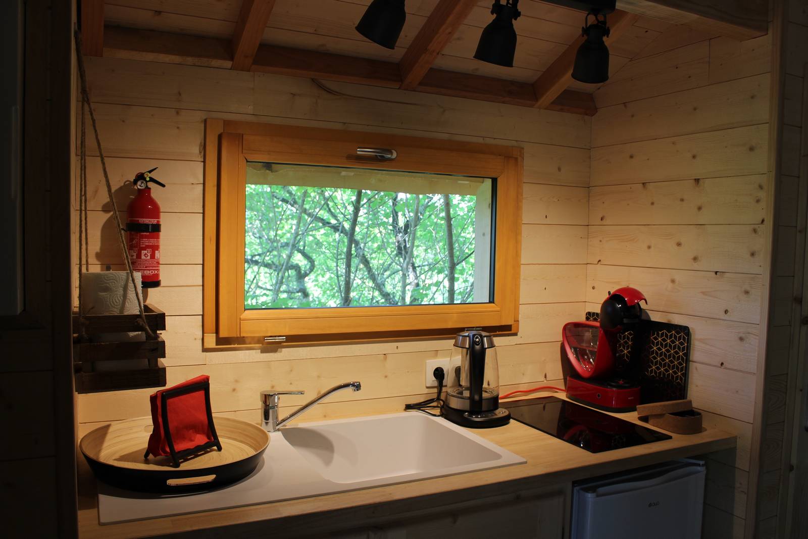 Cabane Spa Buzet — Cabane sur pilotis avec spa à Lot-et-Garonne à Port-Sainte-Marie — vue depuis la terrasse
