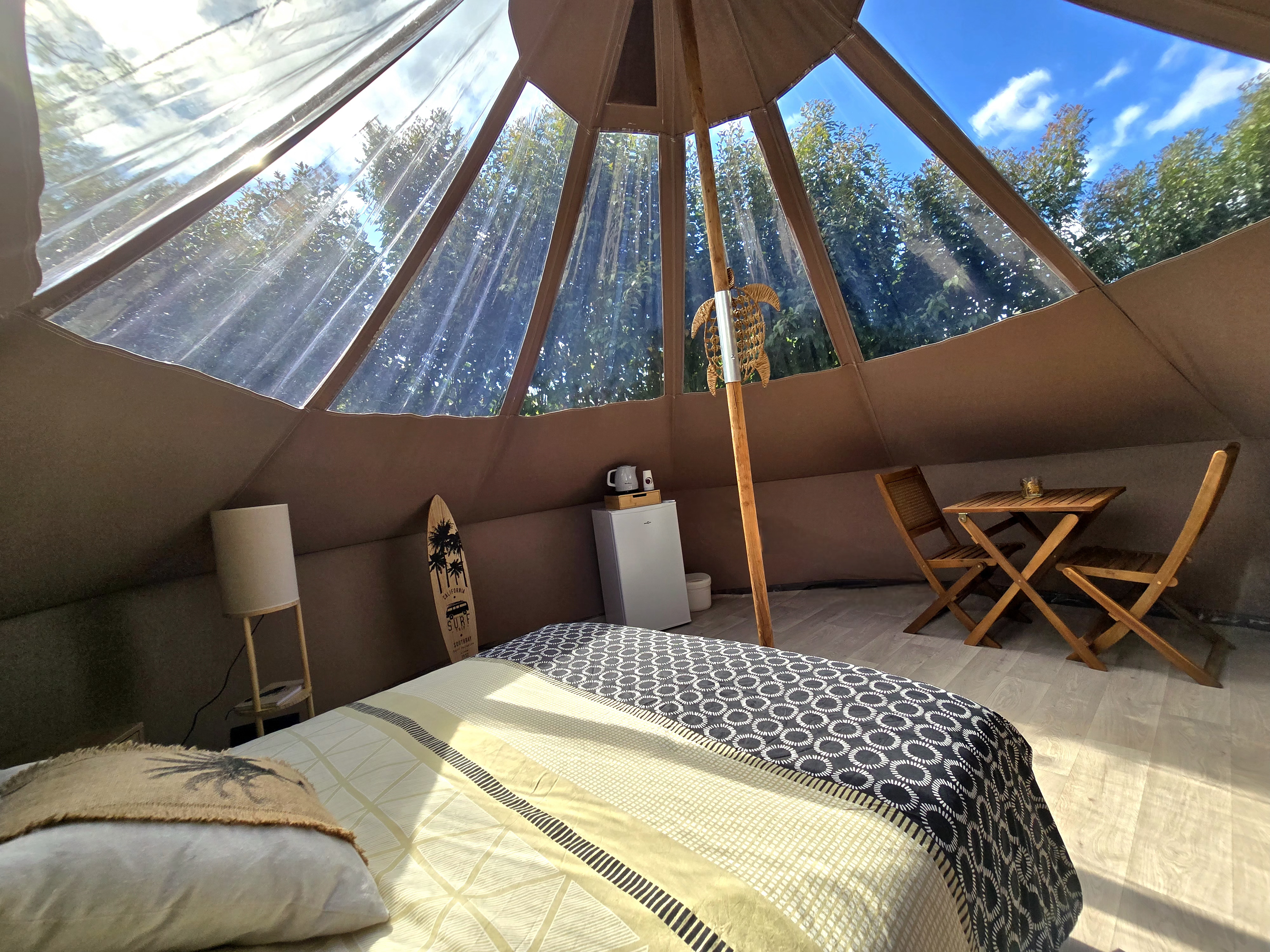 Tipi Orion — Nuit étoilée à 2 dans les Landes à Mont-de-Marsan — cuisine