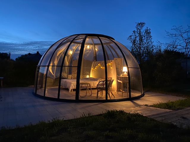 Le Dôme Cristal — Bulle avec vue panoramique à Deux-Sèvres