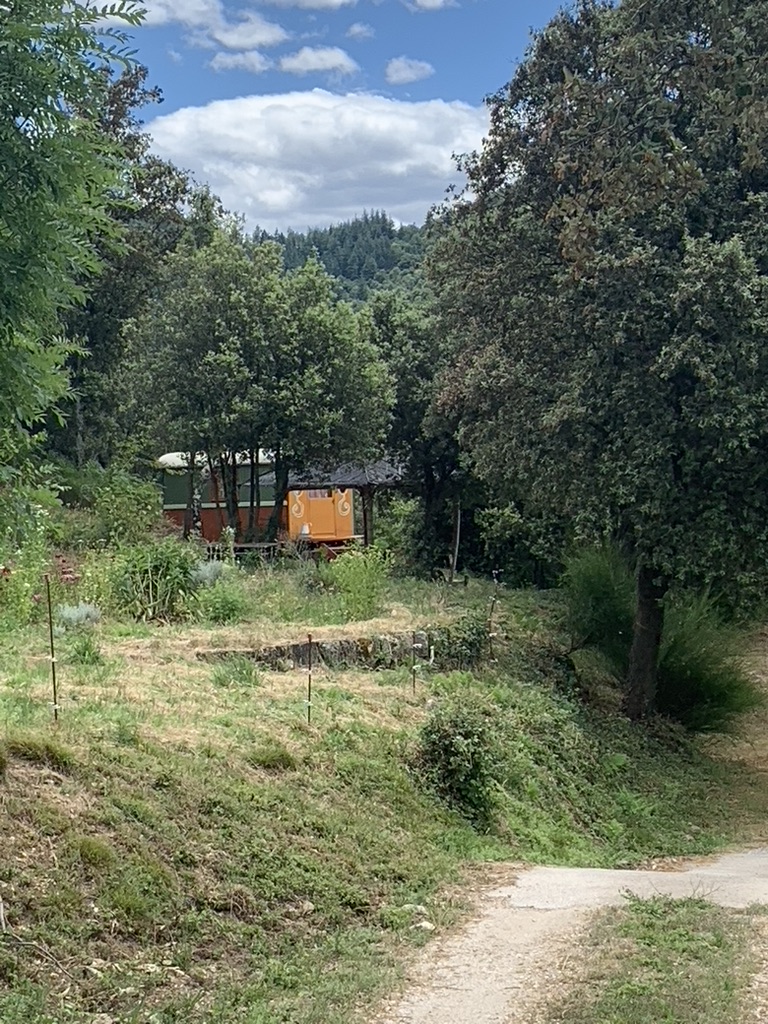 Roulotte de Lascoutch — Nuit insolite avec spa à Saint-Jean-du-Gard à Saint-Jean-du-Gard — cuisine