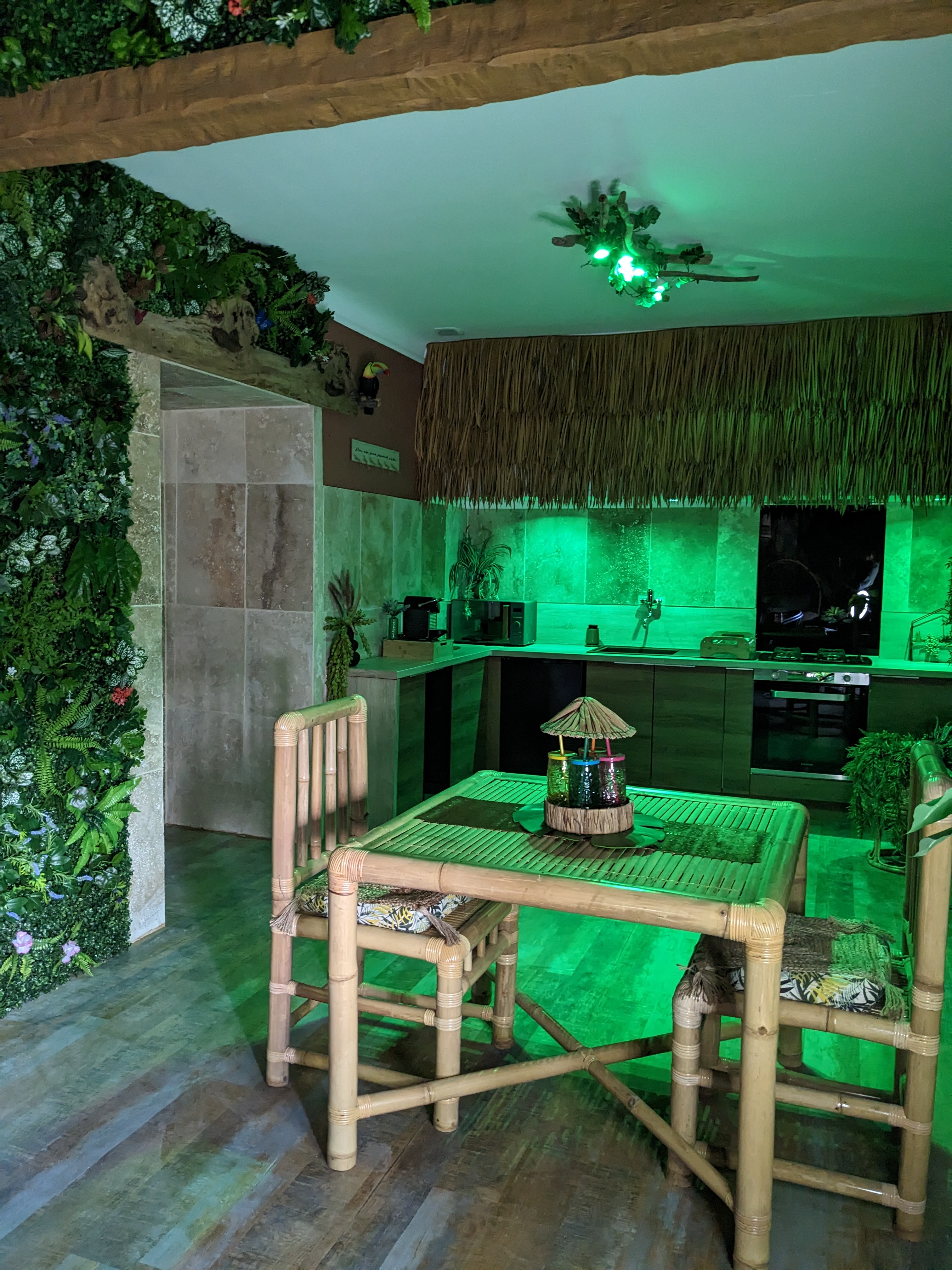 Nuit insolite avec Spa — Maison immersive en Amazonie à Agen à Agen — cuisine