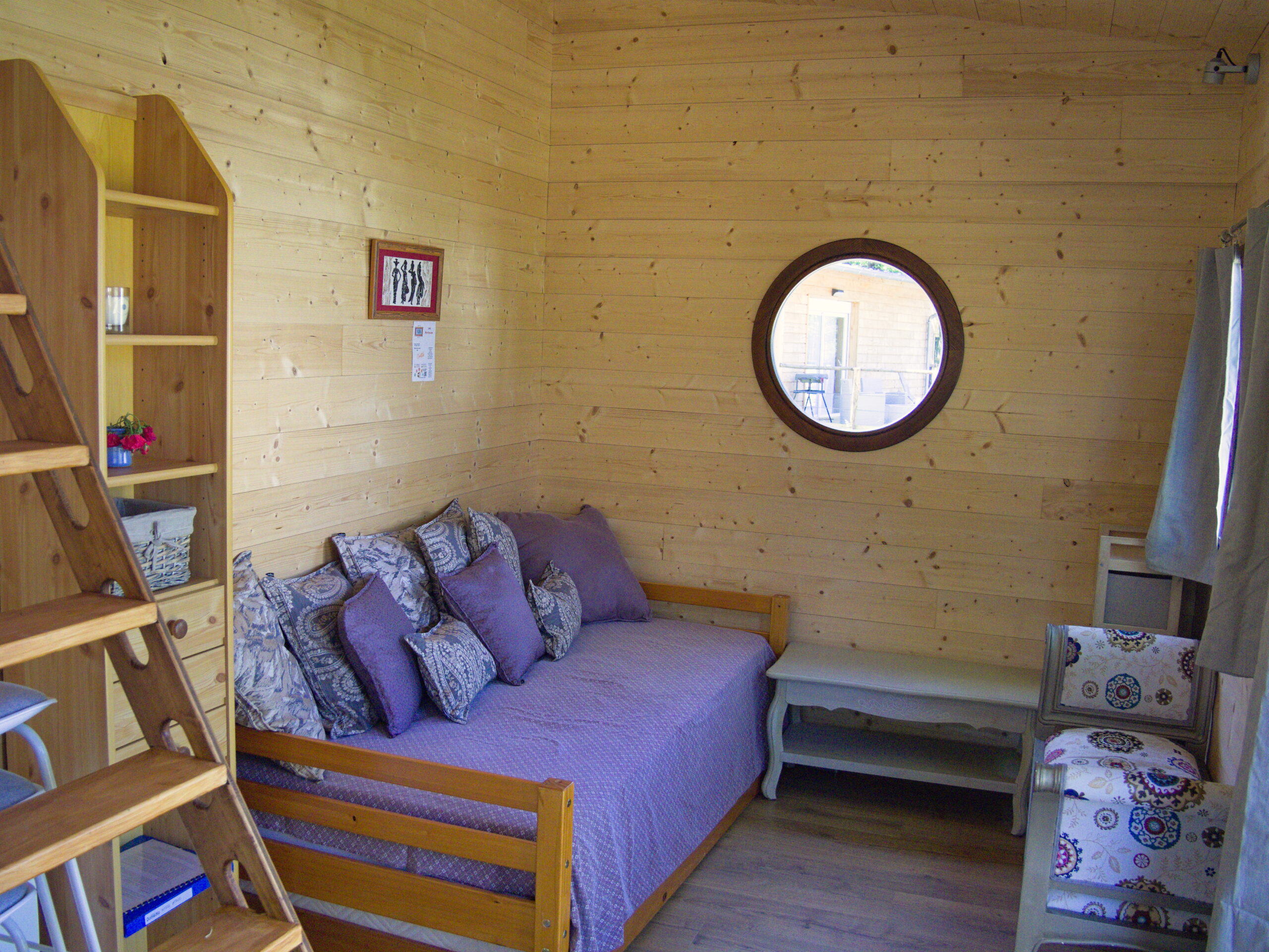 Tiny house Optinid — Nuit étoilée en pleine nature à Gironde à Moulin de Peysoup — espace de vie