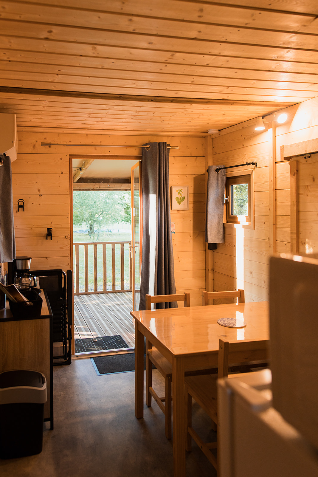Cabane tribu Primevère — Séjour confortable avec spa à Loir-et-Cher à La Ferté-Imbault — vue depuis la terrasse