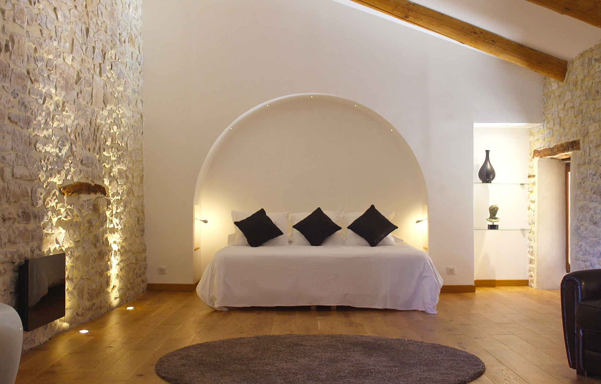 Loft Benjamin & Spa : une évasion sensorielle en Languedoc-Roussillon à Carnas — espace de vie